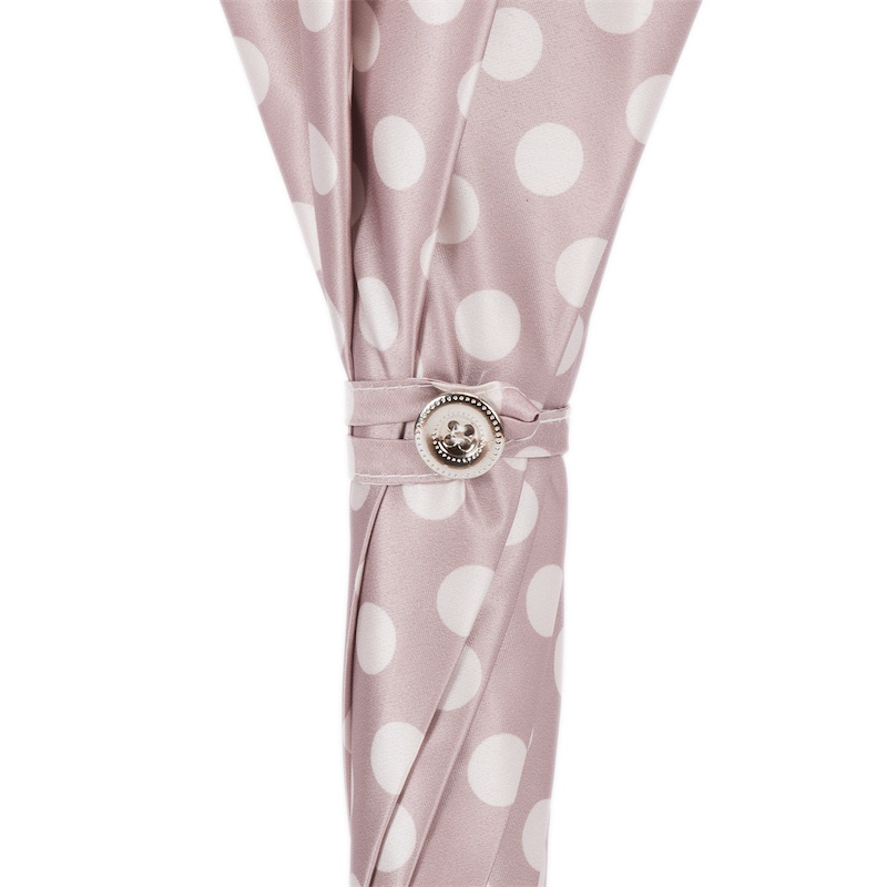 Manual Opening Polka Dot Parasol – Handmade Umbrella