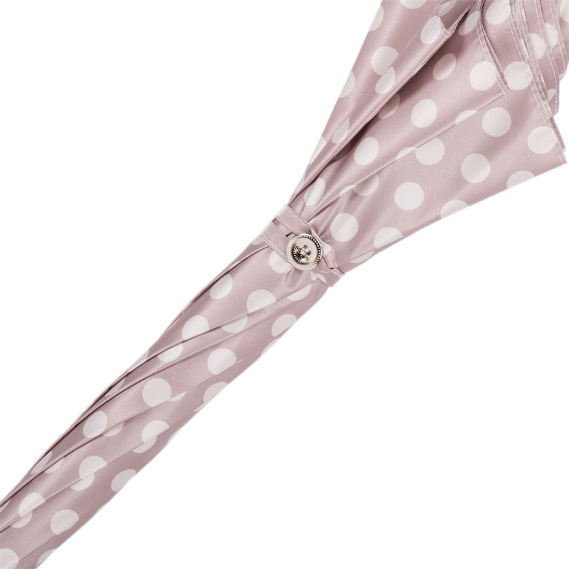 Manual Opening Polka Dot Parasol – Handmade Umbrella