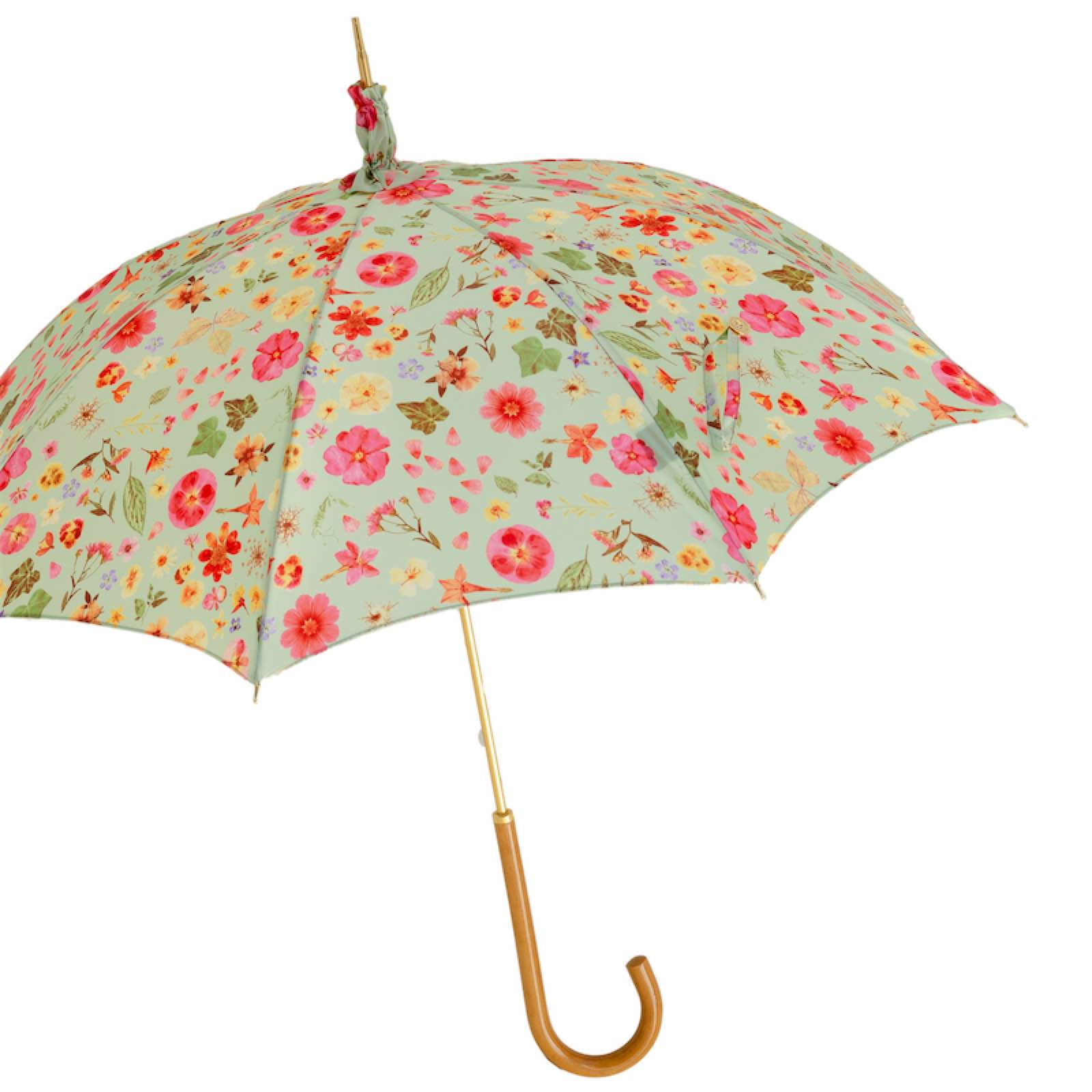 Chic Floral Design Parasol – Handmade Italian Umbrella