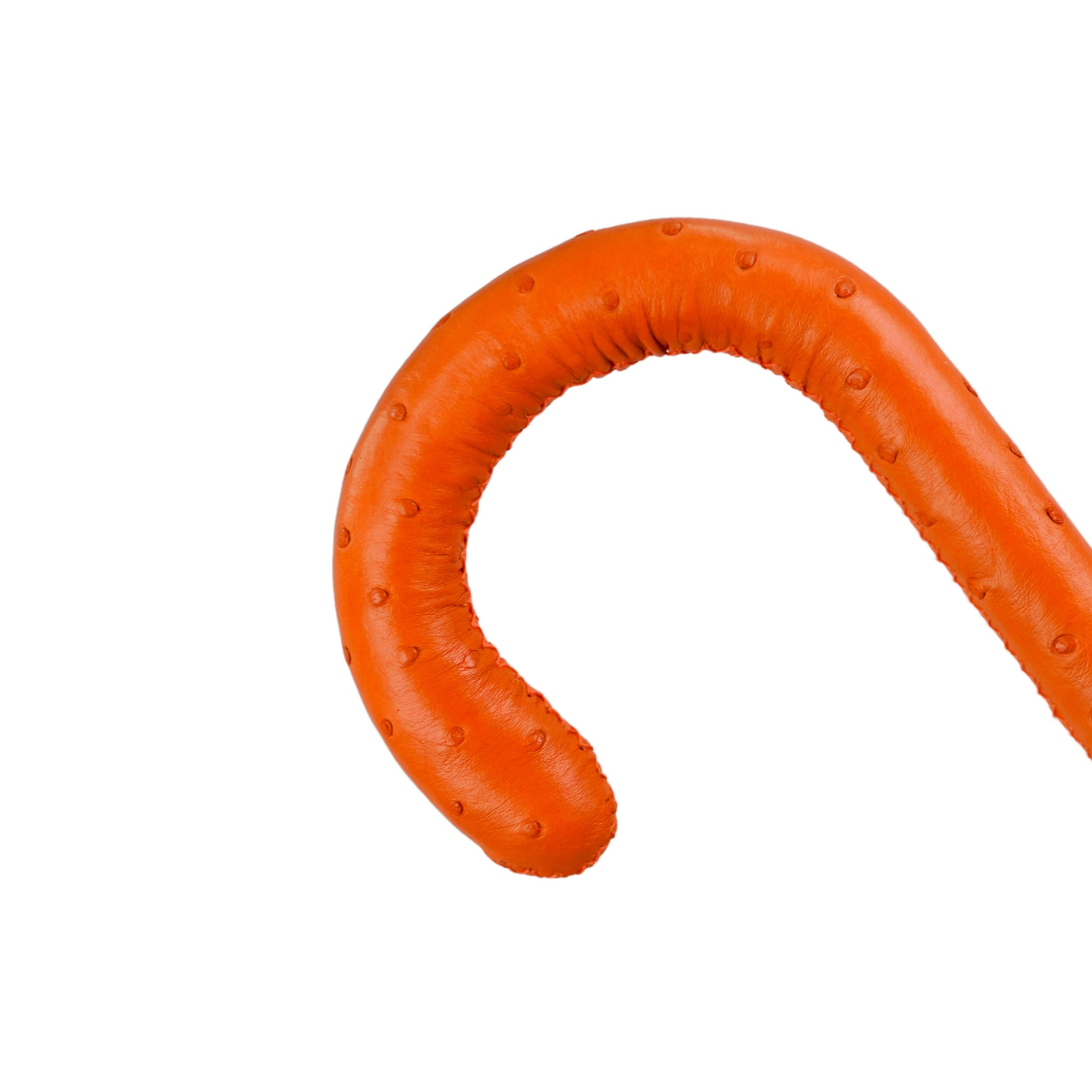 Exclusive Ostrich Leather Handle Horse-Design Umbrella