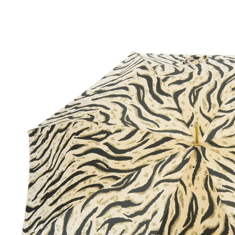 Safari Hippo Enameled Brass Handle Umbrella – Automatic Opening