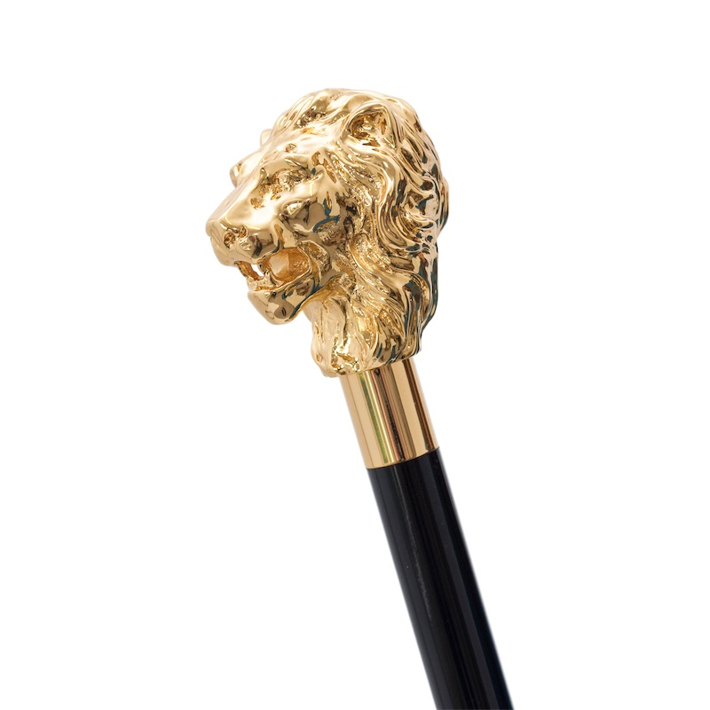 Iconic Golden Lion Gilt Resin Handle Umbrella – Automatic Opening