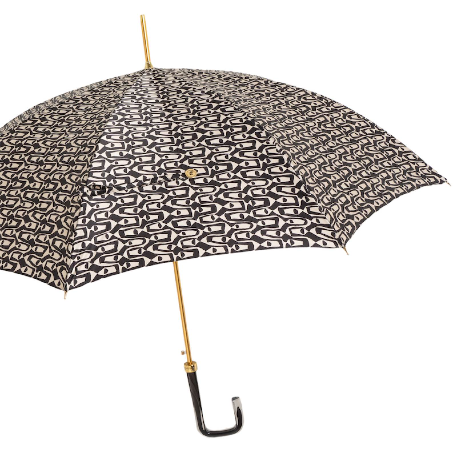 Acetate Handle Umbrella Mosaico – Automatic Opening, Handmade in Italy