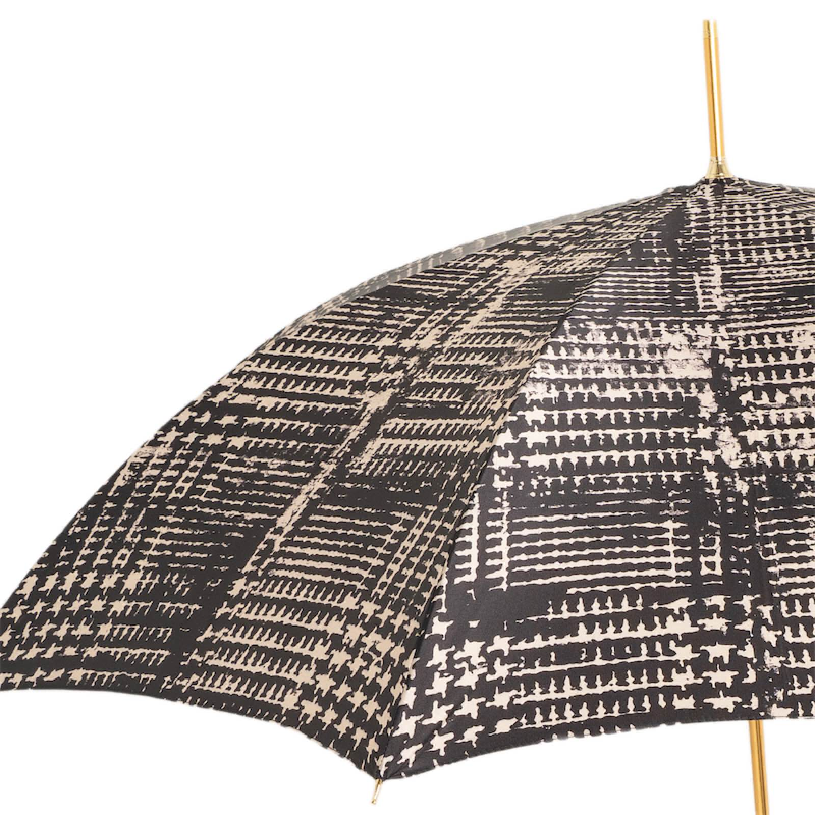 Luxury Umbrella with Studded Leather Handle – Automatic Opening