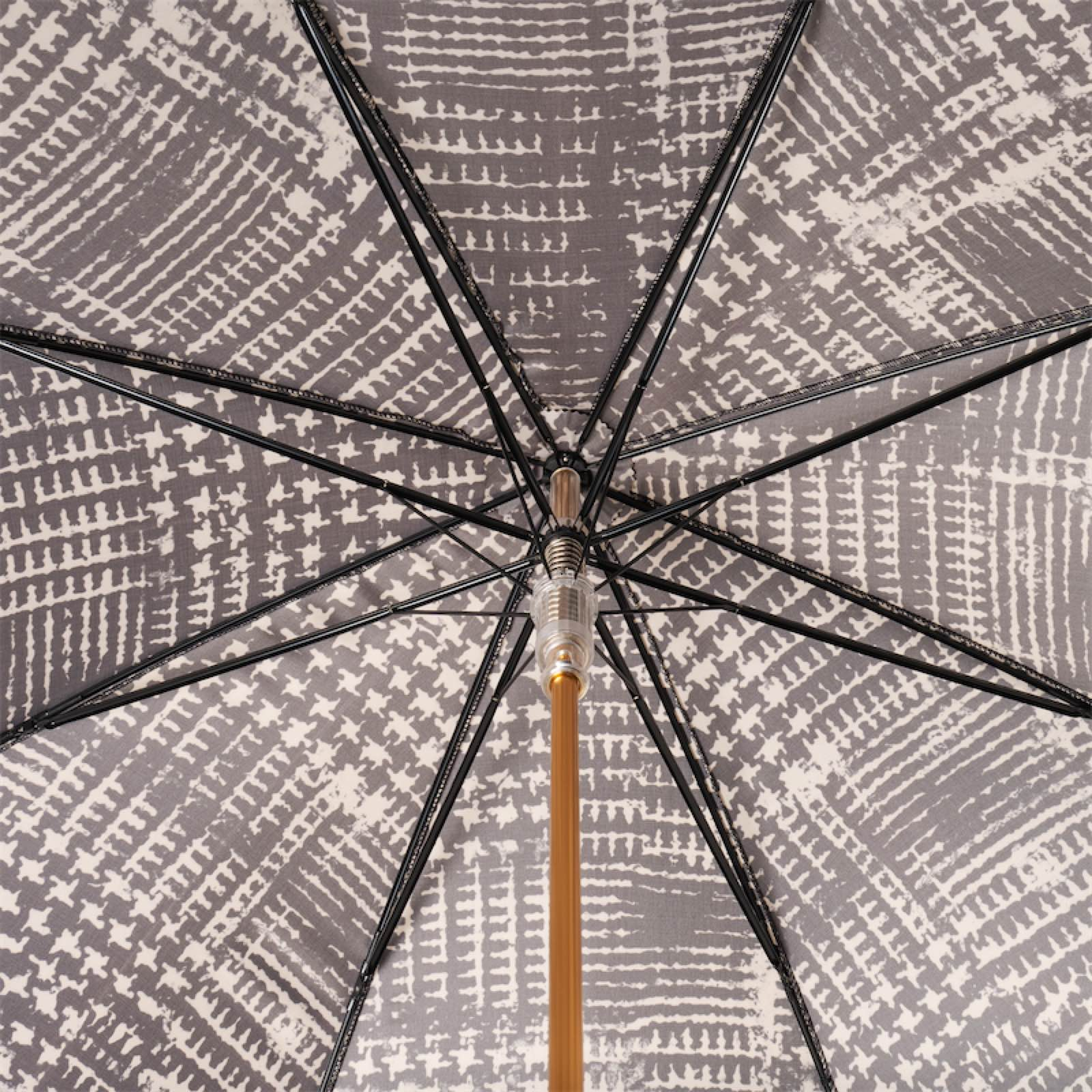 Luxury Umbrella with Studded Leather Handle – Automatic Opening