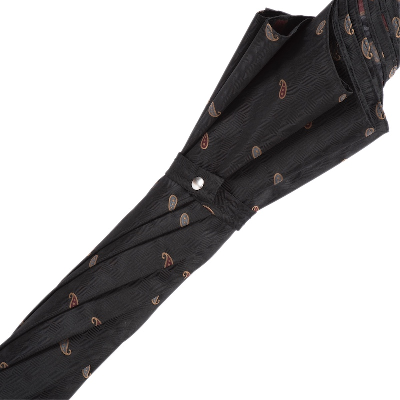 Paisley Umbrella with Genuine Water Buffalo Horn Handle