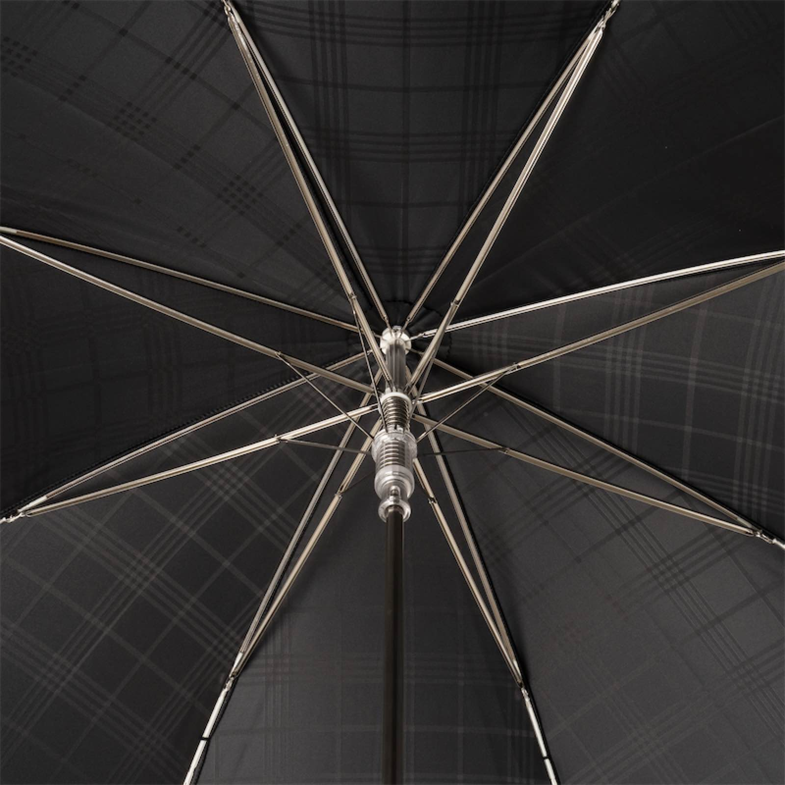 Luxury Black Schnauzer Umbrella – Handmade Italian Designer Craft