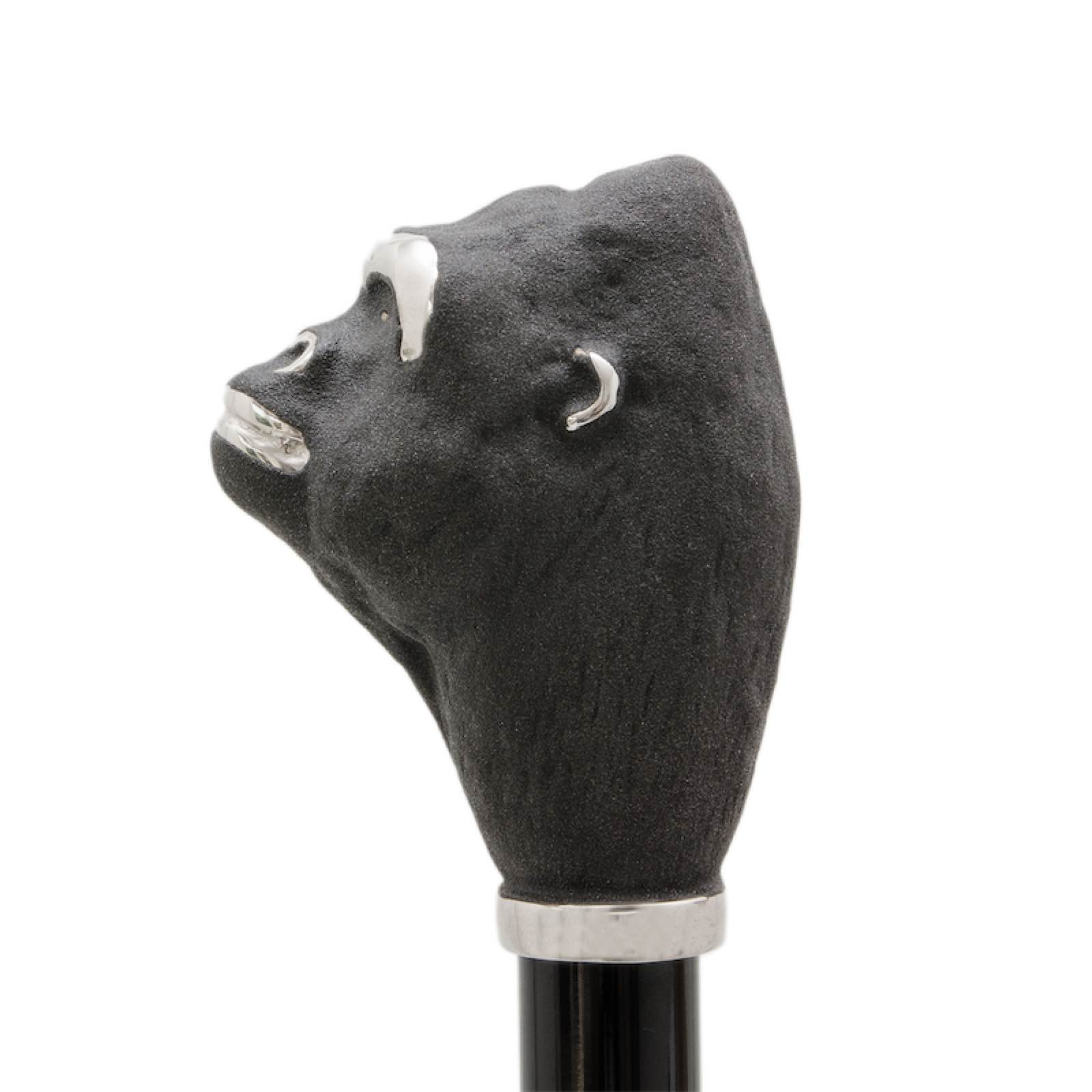 Gorilla Umbrella with Enameled Brass Handle – Handmade Italian Luxury