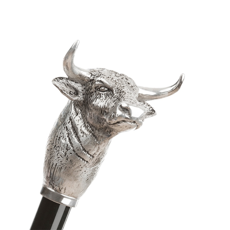 Bull Umbrella with Brass Handle – Handmade in Italy