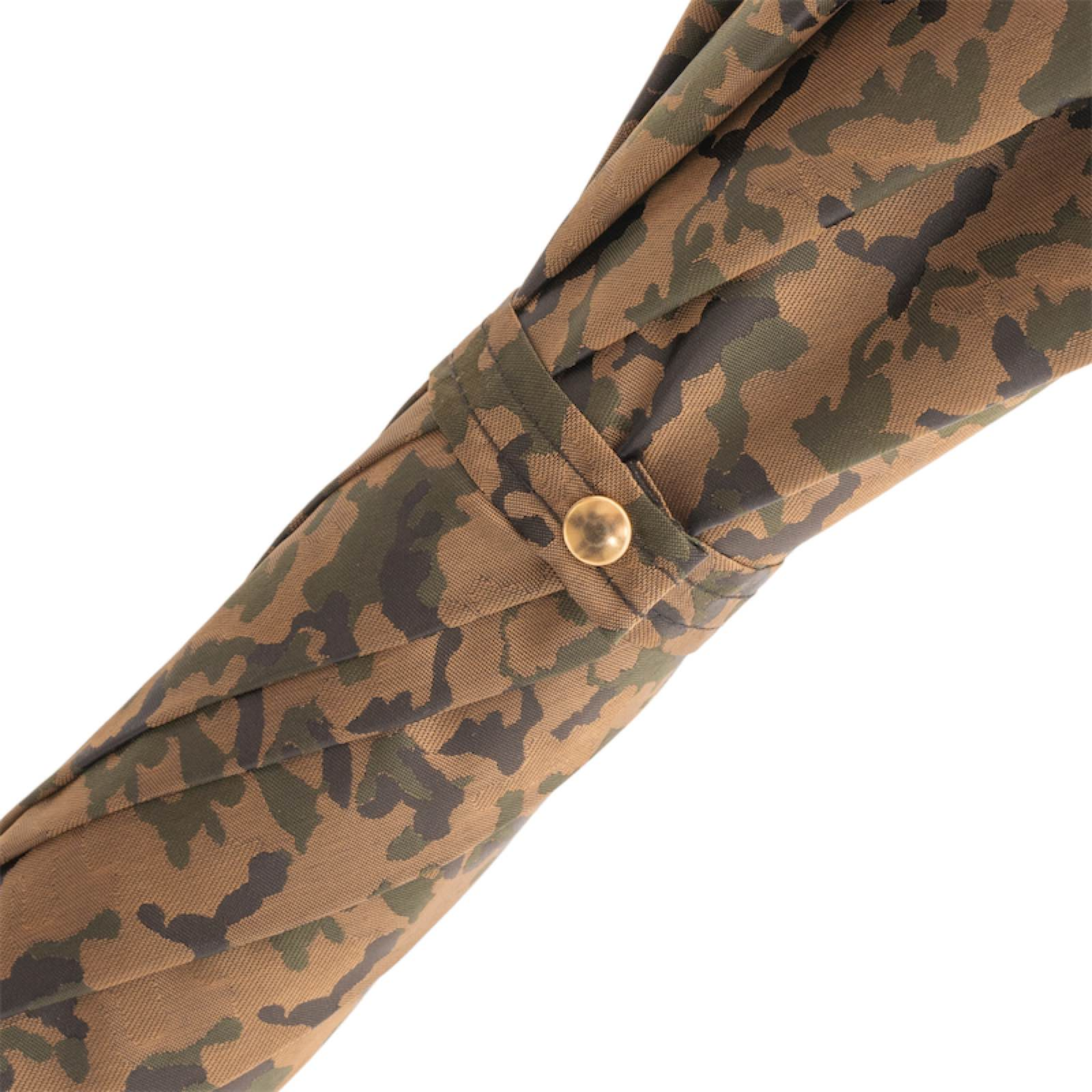 Luxury Wolf Umbrella with Brass Handle – Handmade Italian Design