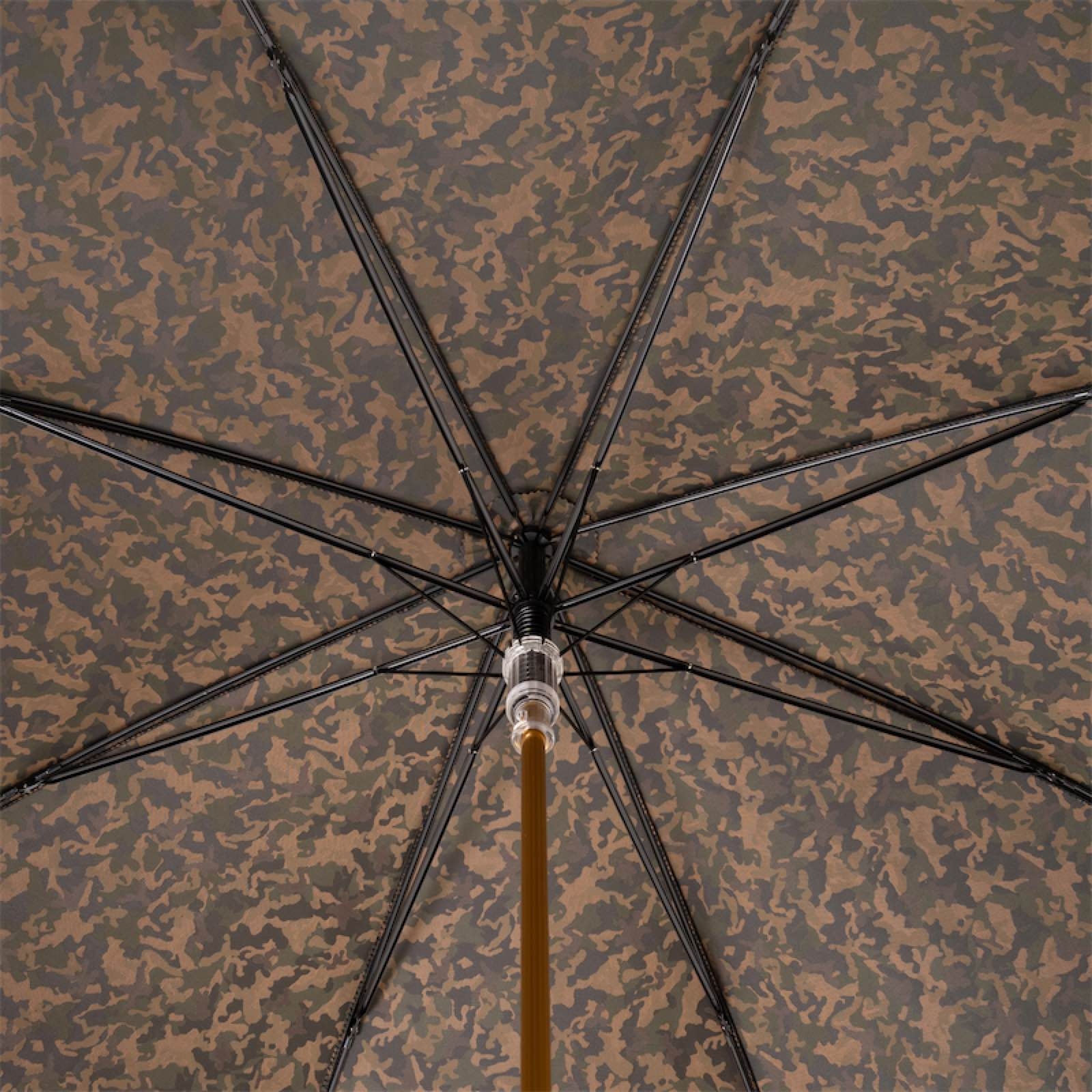 Luxury Wolf Umbrella with Brass Handle – Handmade Italian Design