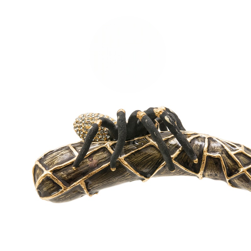 Tarantula Umbrella with Swarovski Crystals – Handmade in Italy