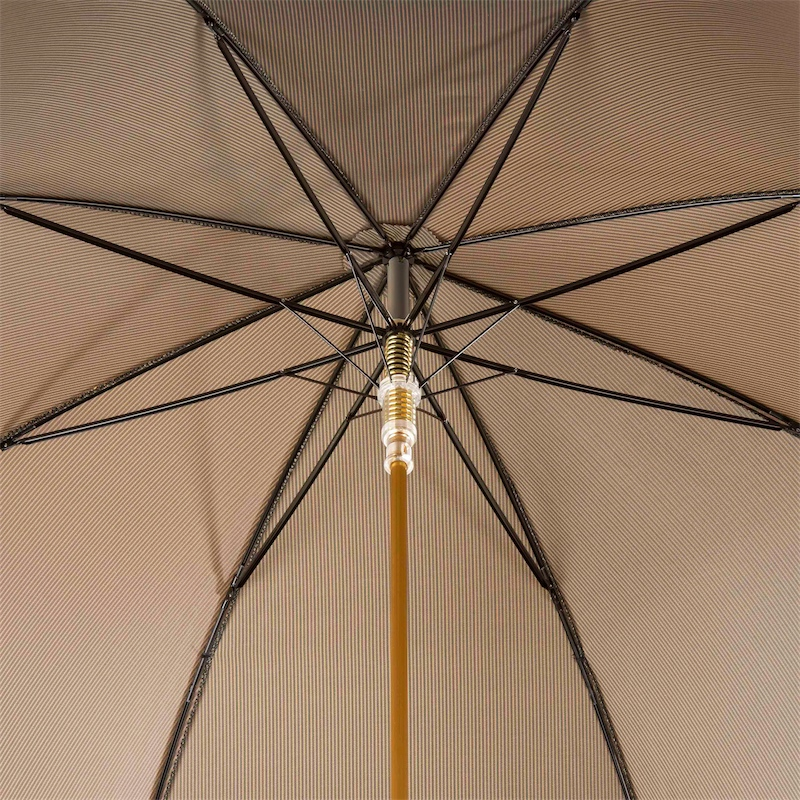 Luxury Owl Umbrella with Enameled Brass Handle – Handmade in Italy