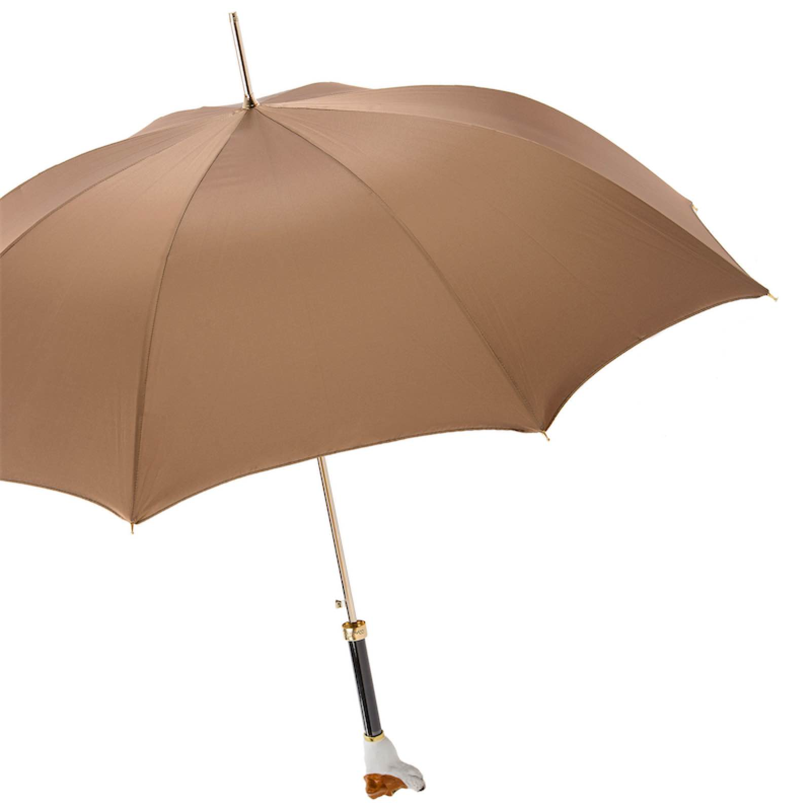 Enameled Brass Handle Jack Russell Umbrella – Handmade Italian Luxury