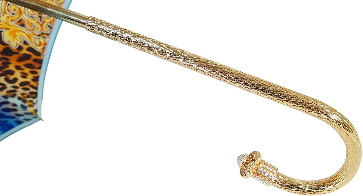 Exclusive Leopardized Umbrella – Bold Elegance Meets Italian Artistry
