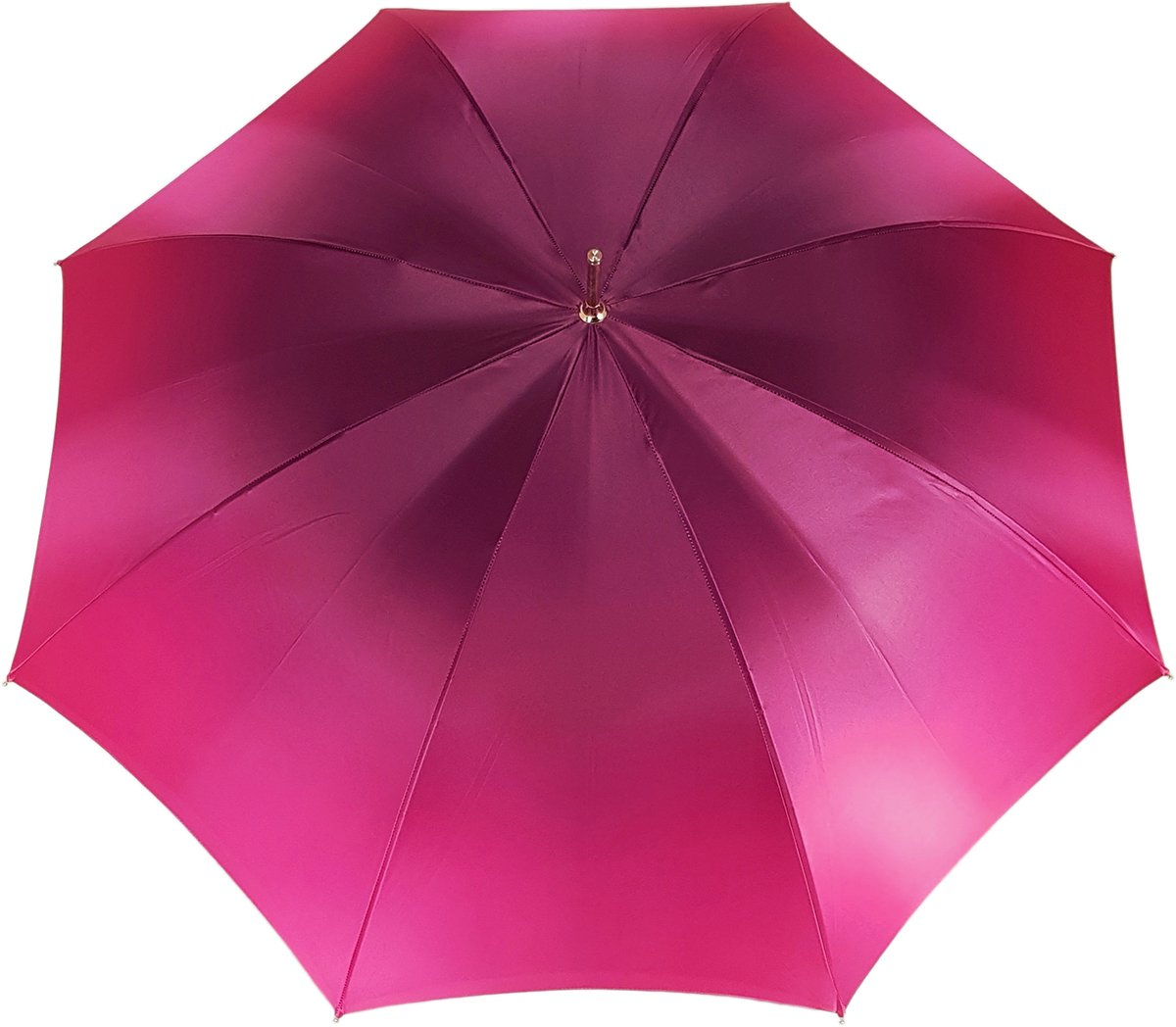 Elegant Fuchsia Double Canopy Umbrella with Exclusive Floral Design