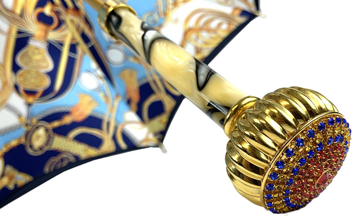 Fantasy Blue Women's Umbrella – Chic Elegance in Every Detail