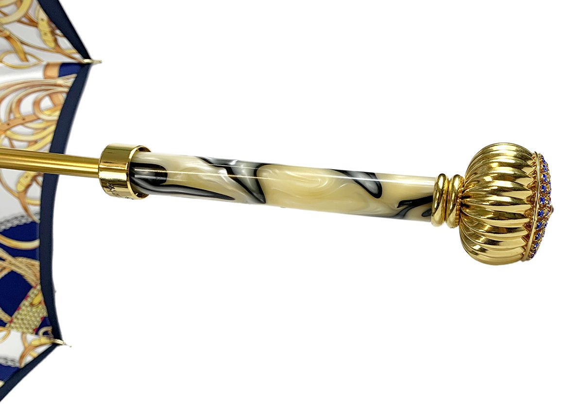 Fantasy Blue Women's Umbrella – Chic Elegance in Every Detail