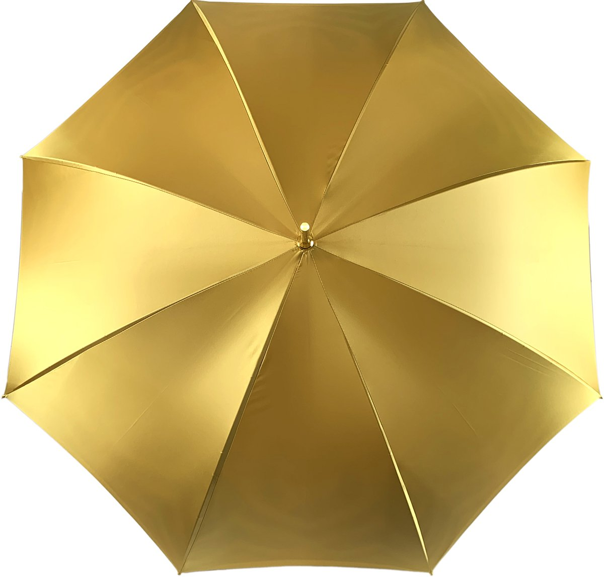 Stunning Double Canopy Yellow Gold Umbrella – Handcrafted Luxury