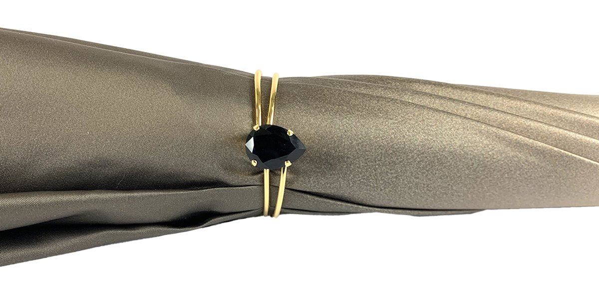 Elegant Double Cloth Umbrella in Luxurious Chocolate Tone