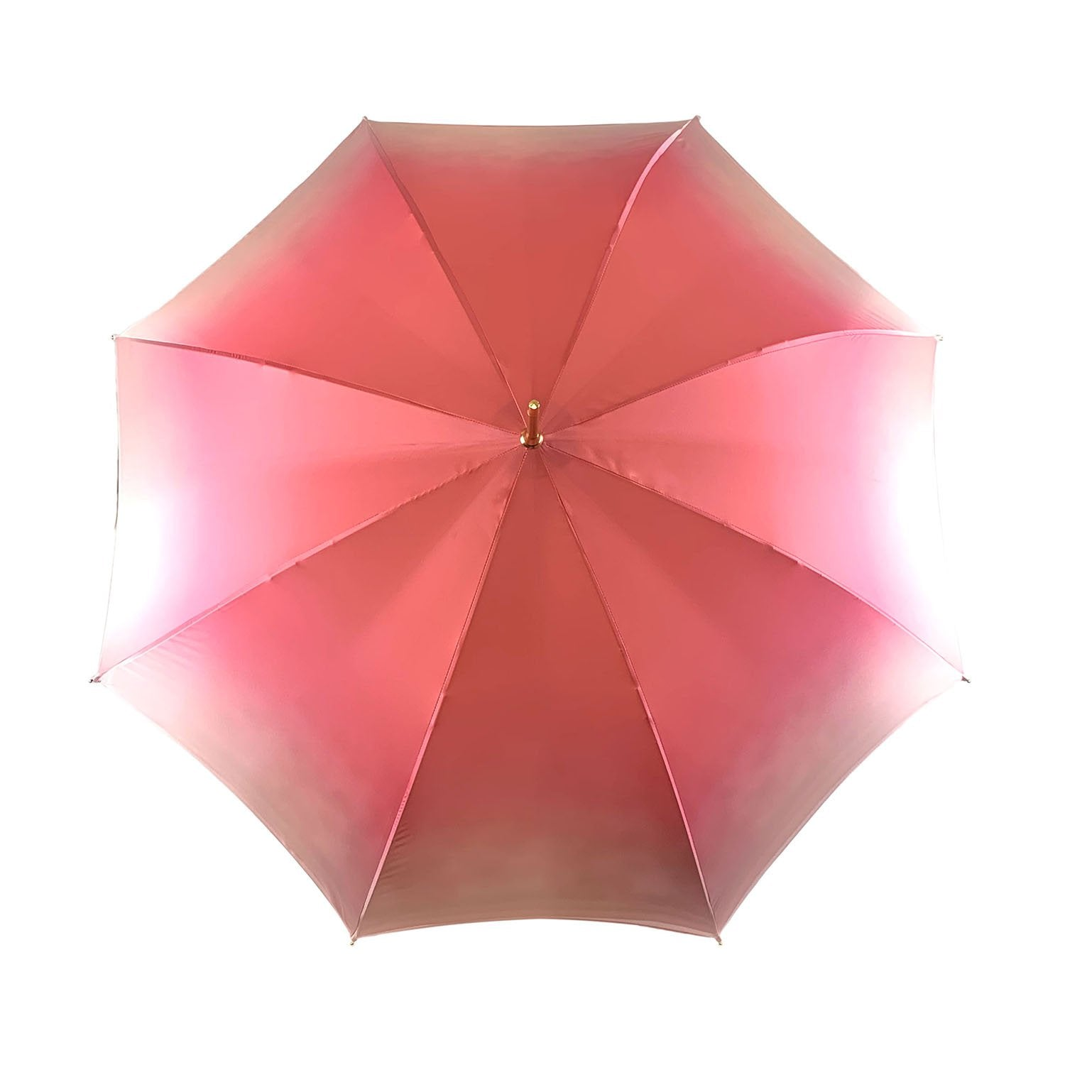 Fantastic Light Pink Umbrella with Special Flowered Handle