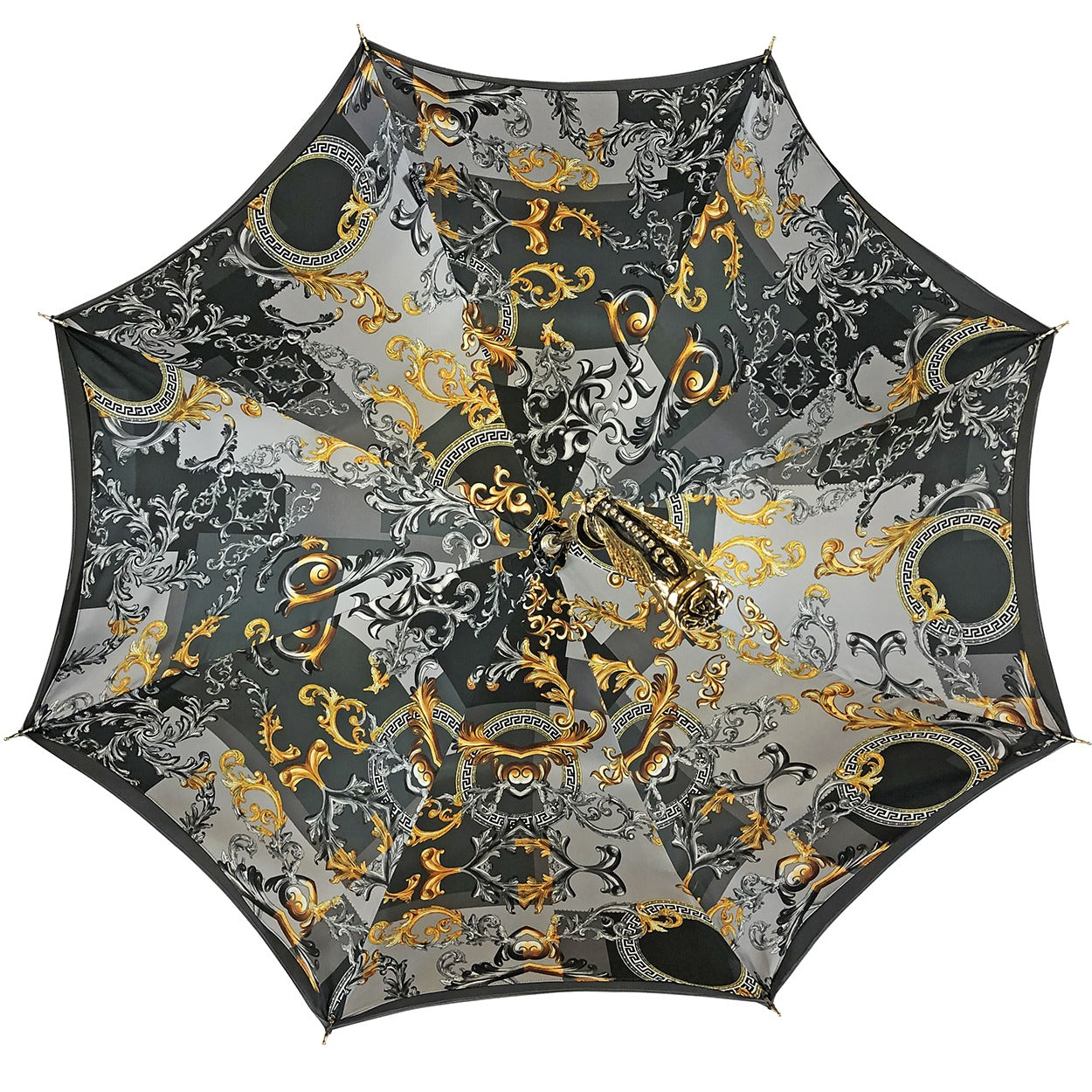 Elegant Handcrafted Umbrella with Dragonfly – Italian Luxury Design