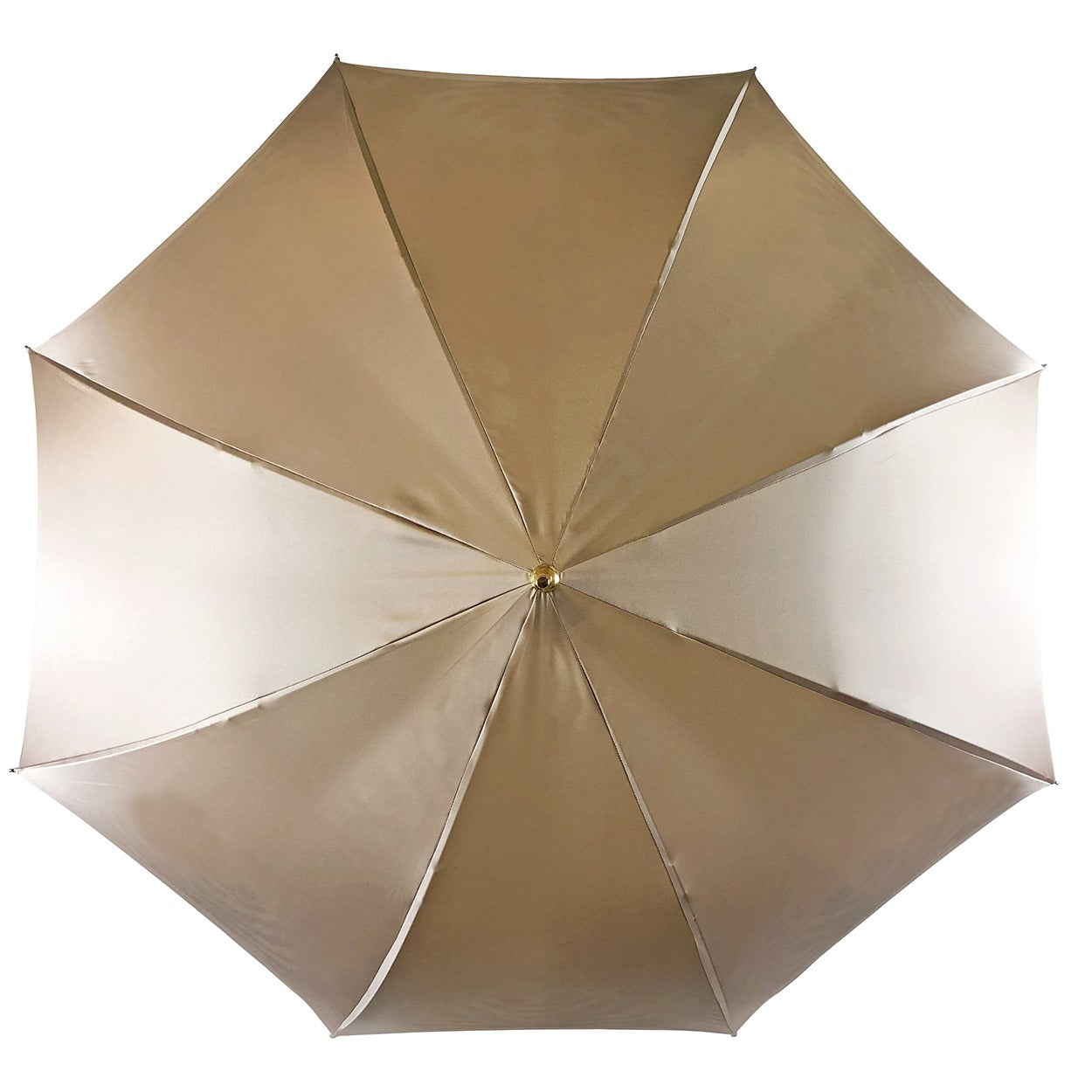 Fine and Elegant Animalier Umbrella with Gold Snake Handle
