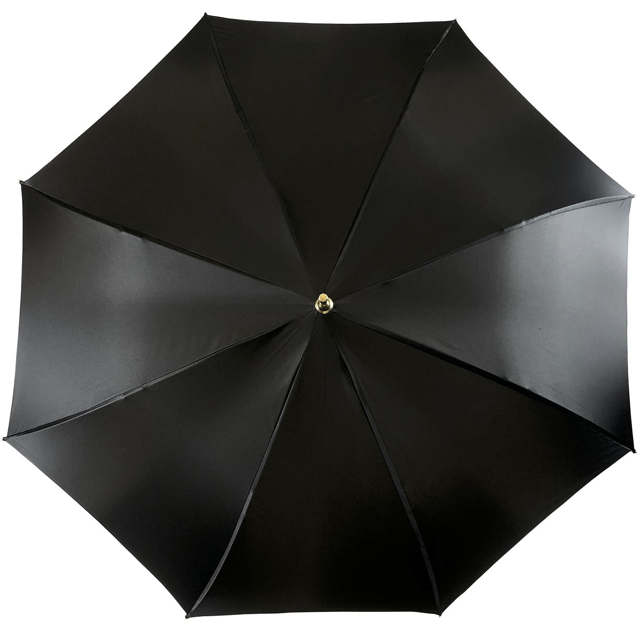 Elegant and Classic Black and Cream Dot Umbrella – Italian Luxury