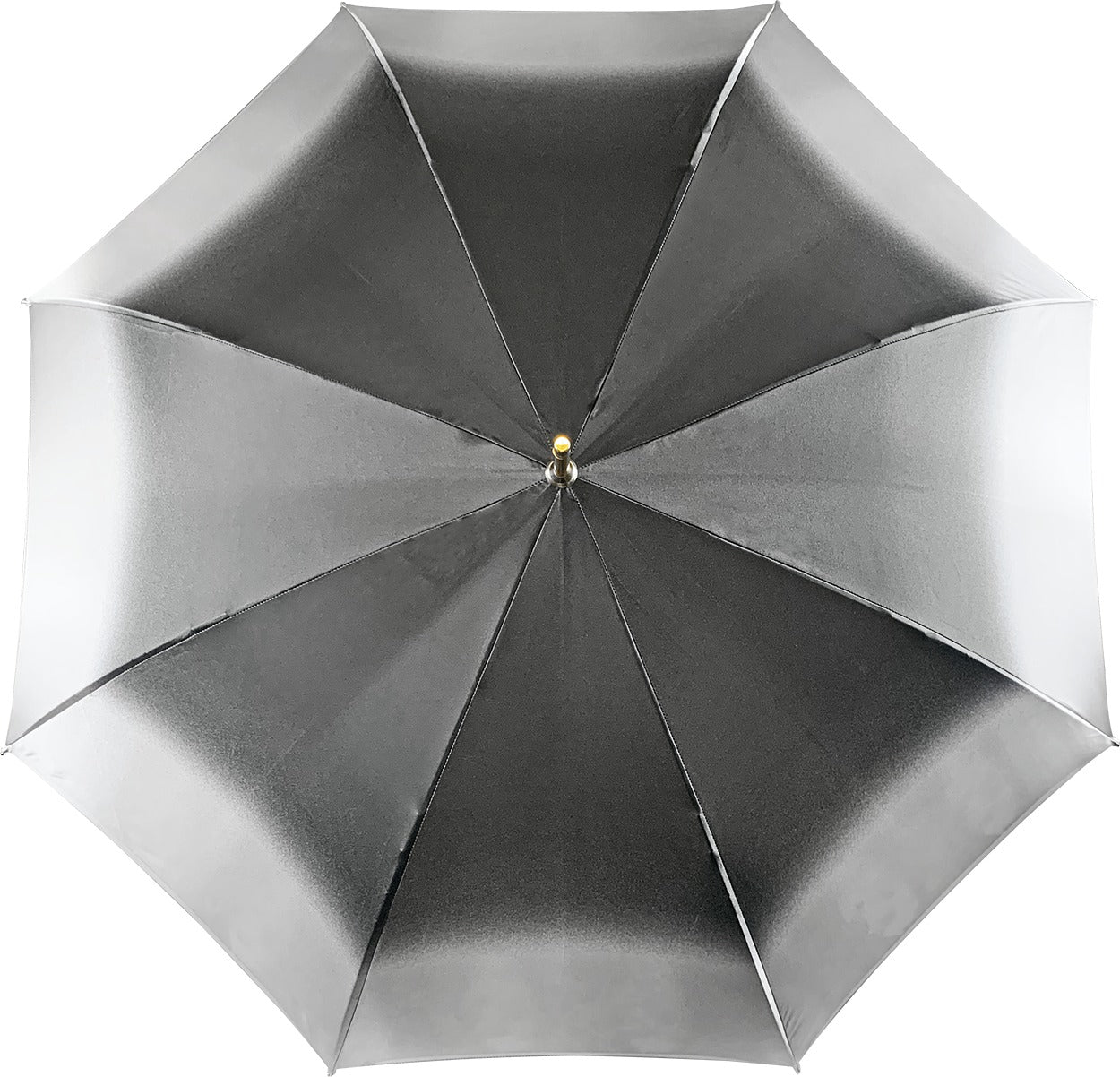 Stunning Grey Umbrella with Anemones Design – Italian Craftsmanship