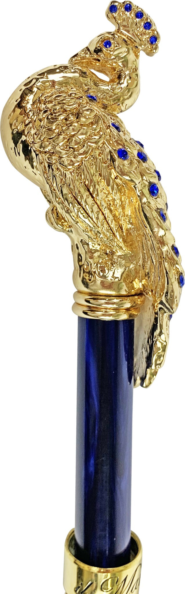 Blue Peacock Umbrella – Exquisite Craftsmanship and Luxury