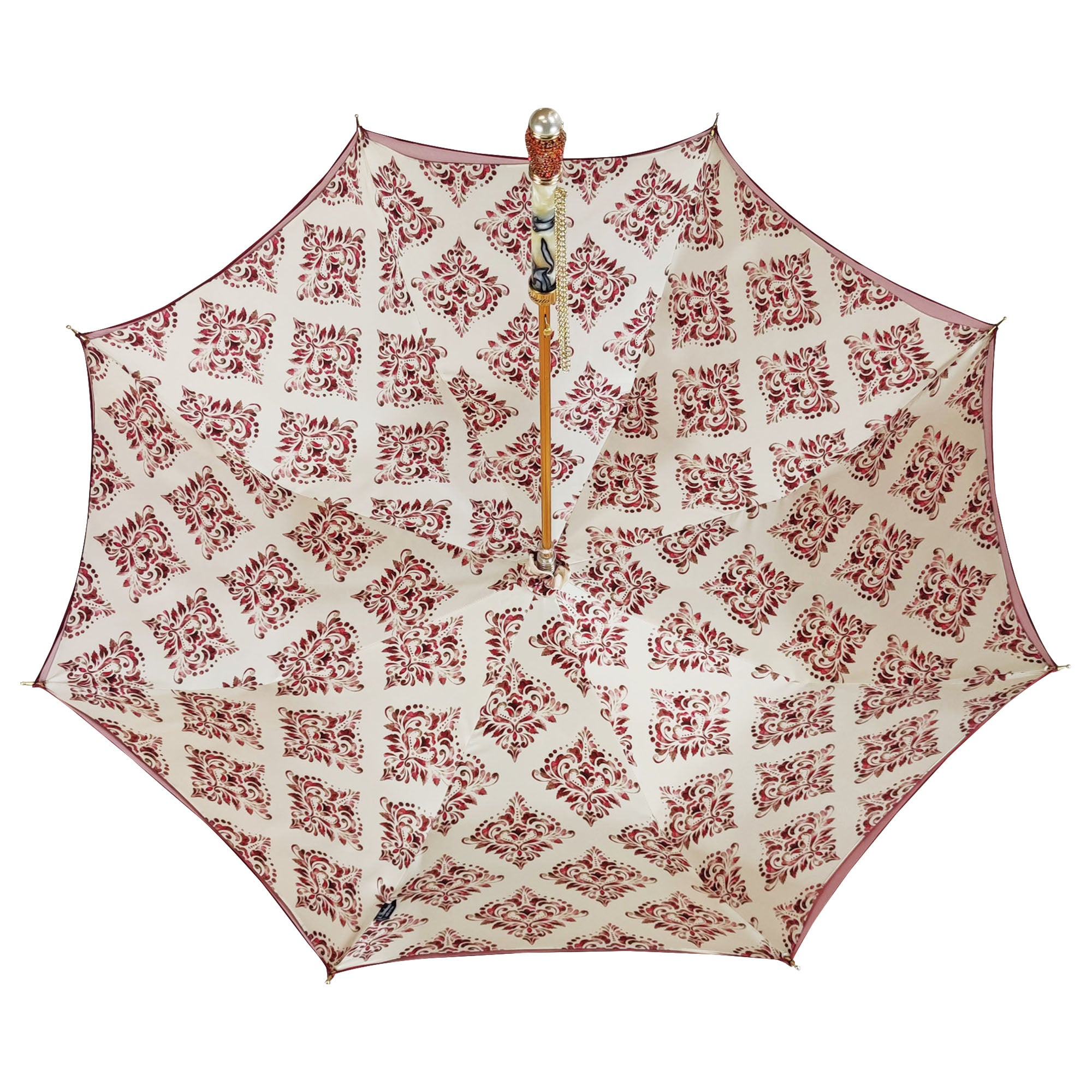 Damask Collection Premium Umbrella – Luxurious 24K Gold-Plated Handle