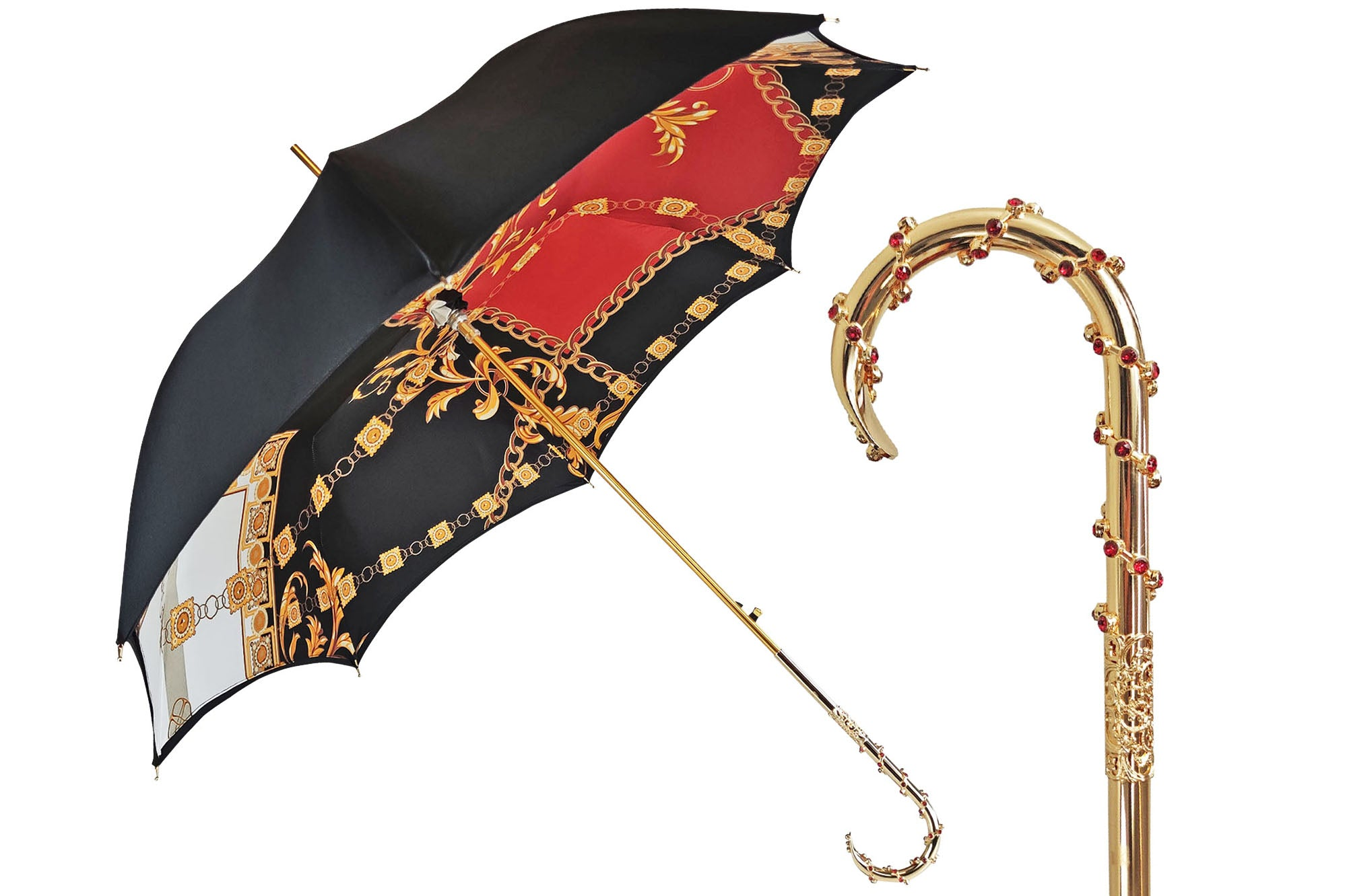 Exclusive Umbrella with Siam Crystals – Handmade in Italy
