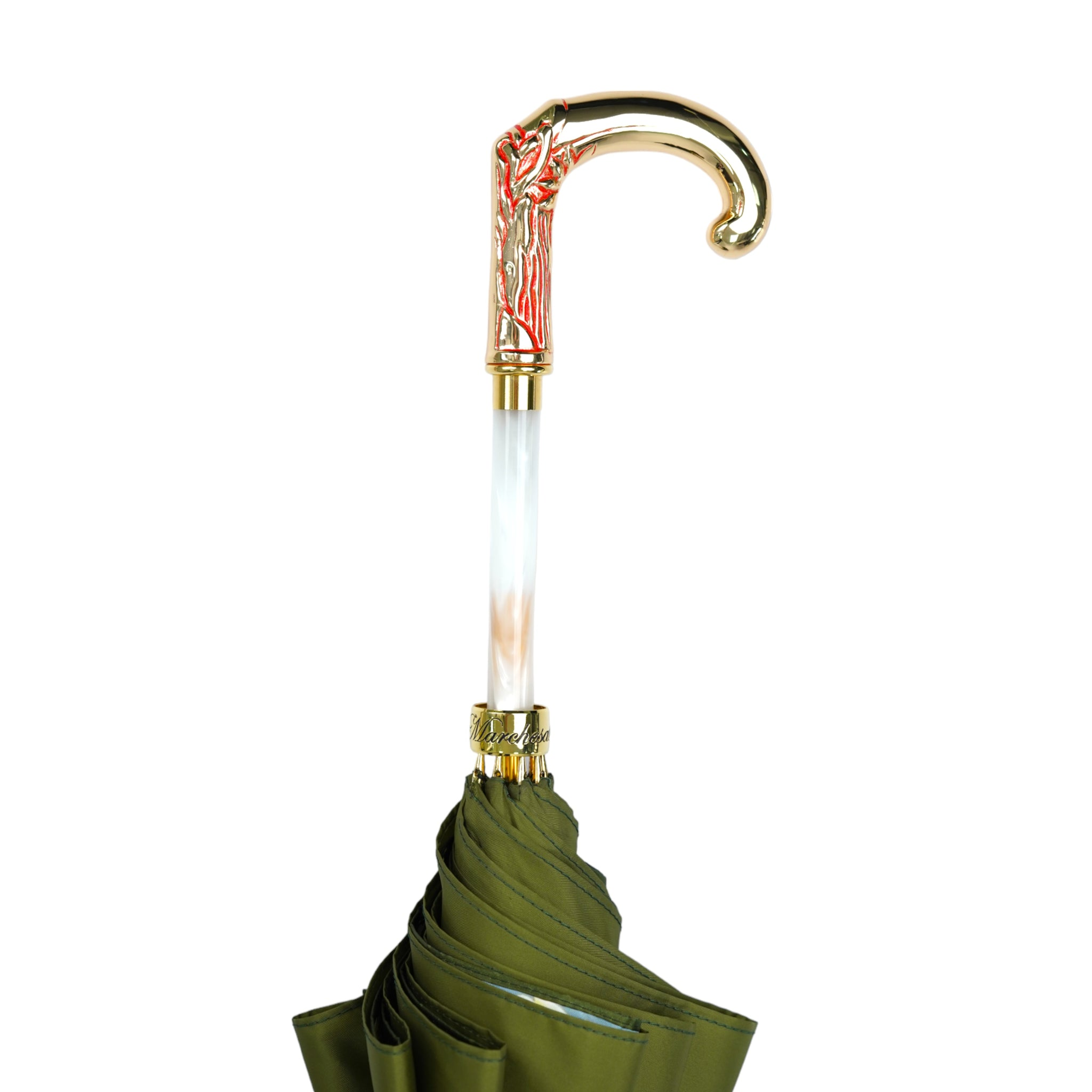 Exclusive Hot Air Balloon Design Umbrella with Gold-Plated Handle