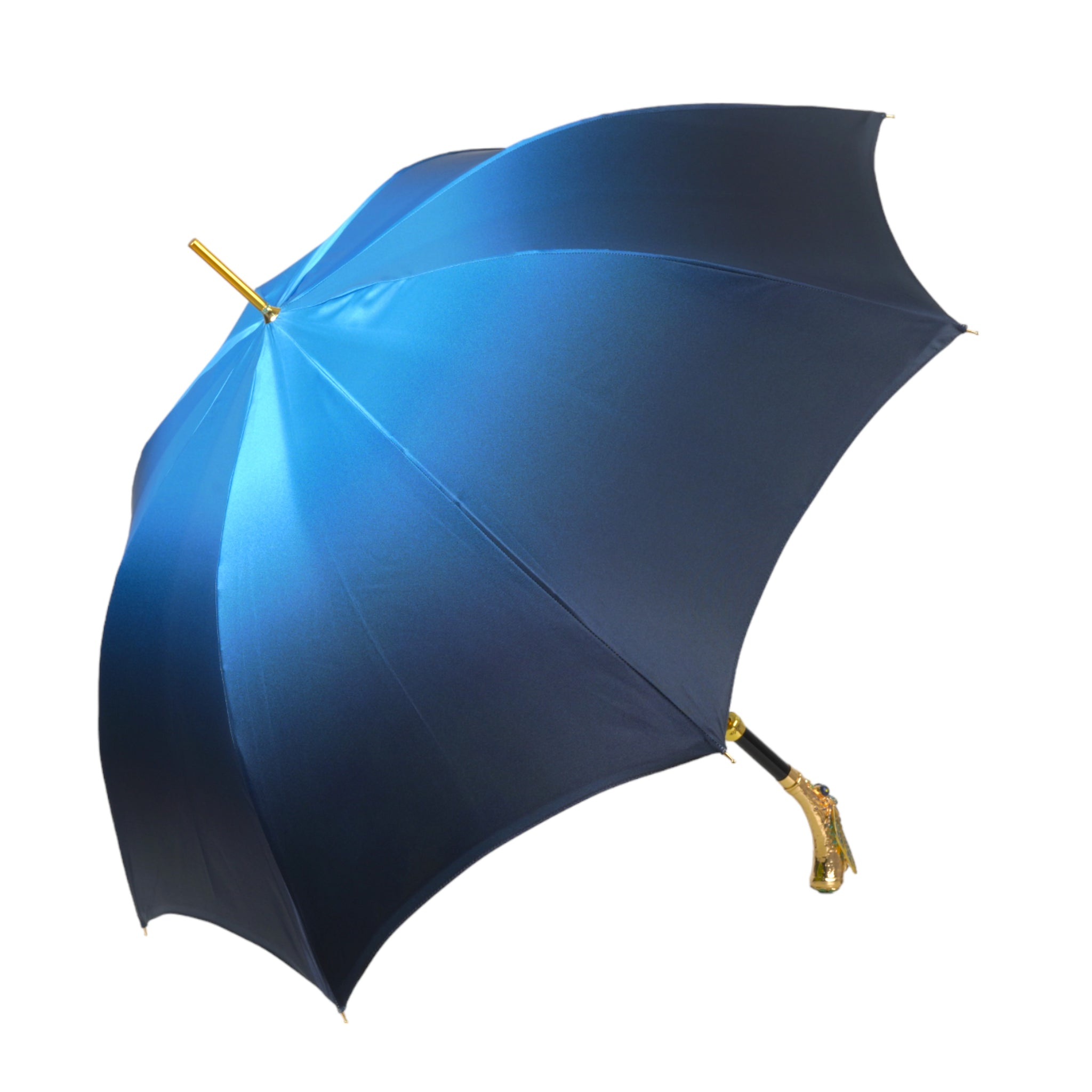 Exquisite Hand-Painted Dragonfly Handle Exclusive Italian Umbrella