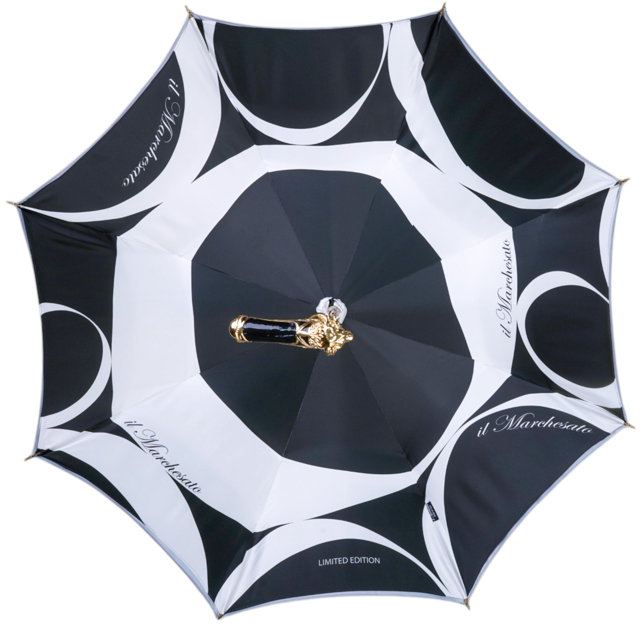 Luxury Lion-Handle Umbrella with 24K Gold Finish – Limited Edition