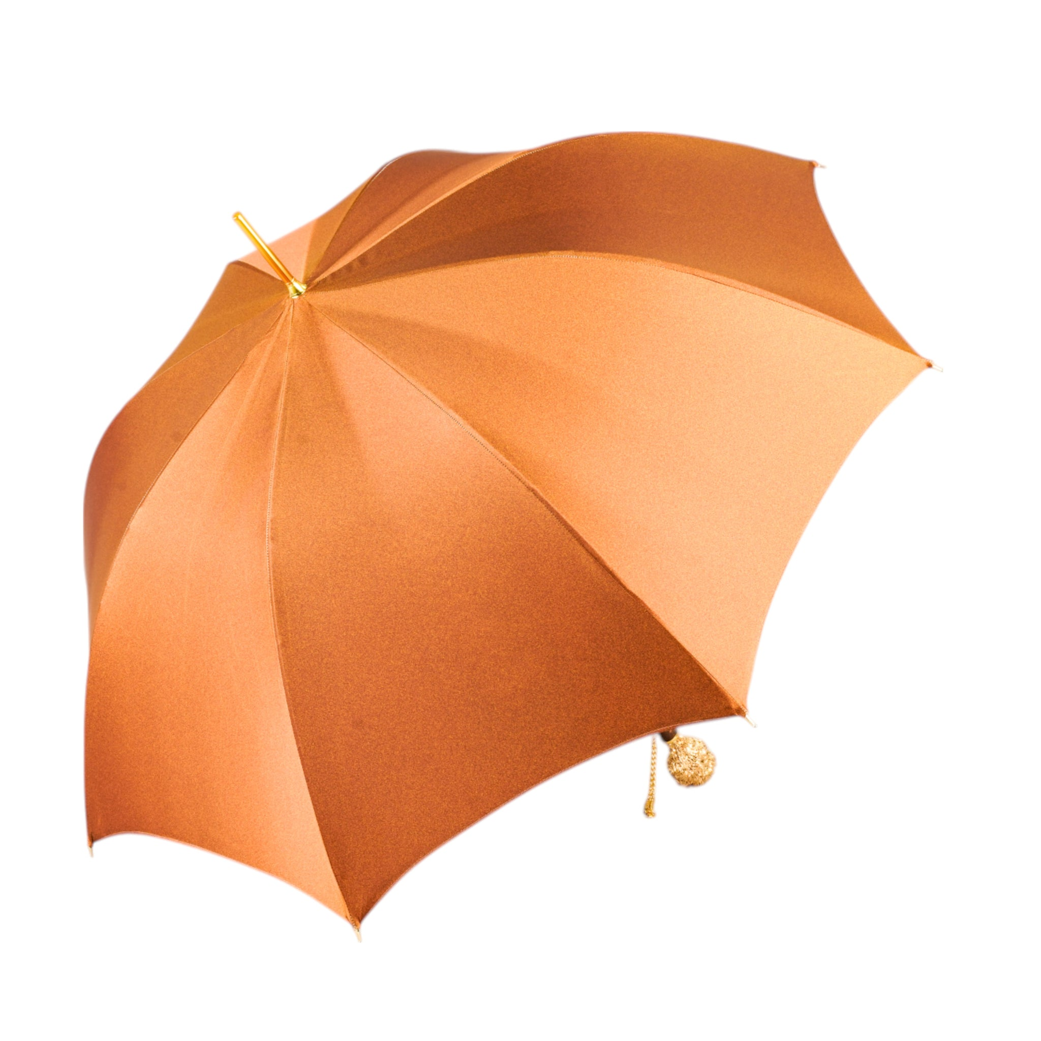 Handcrafted Luxury Umbrella with 24K Gold-Plated Lion Handle