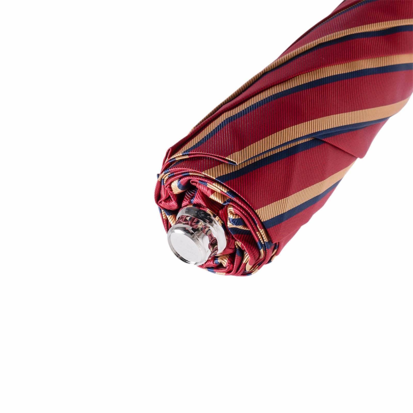 Striped Folding Automatic Opening Umbrella – Handmade in Italy