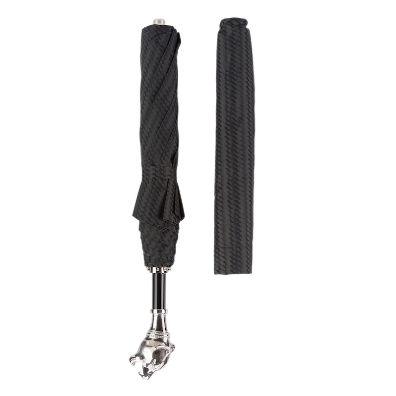 Vintage Panther Folding Automatic Opening Umbrella – Handmade in Italy - Elegant Knives