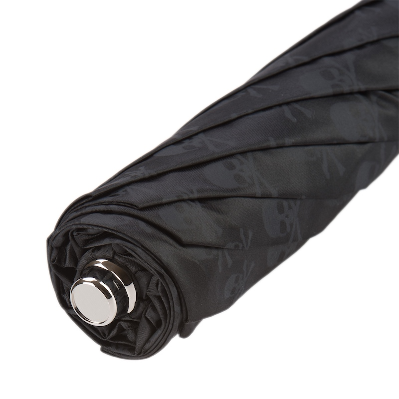 Skulls Print Silver Skull Folding Umbrella – Automatic Opening