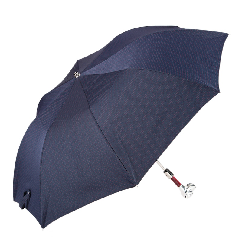Polka Dot Labrador Folding Automatic Opening Umbrella – Italian Luxury