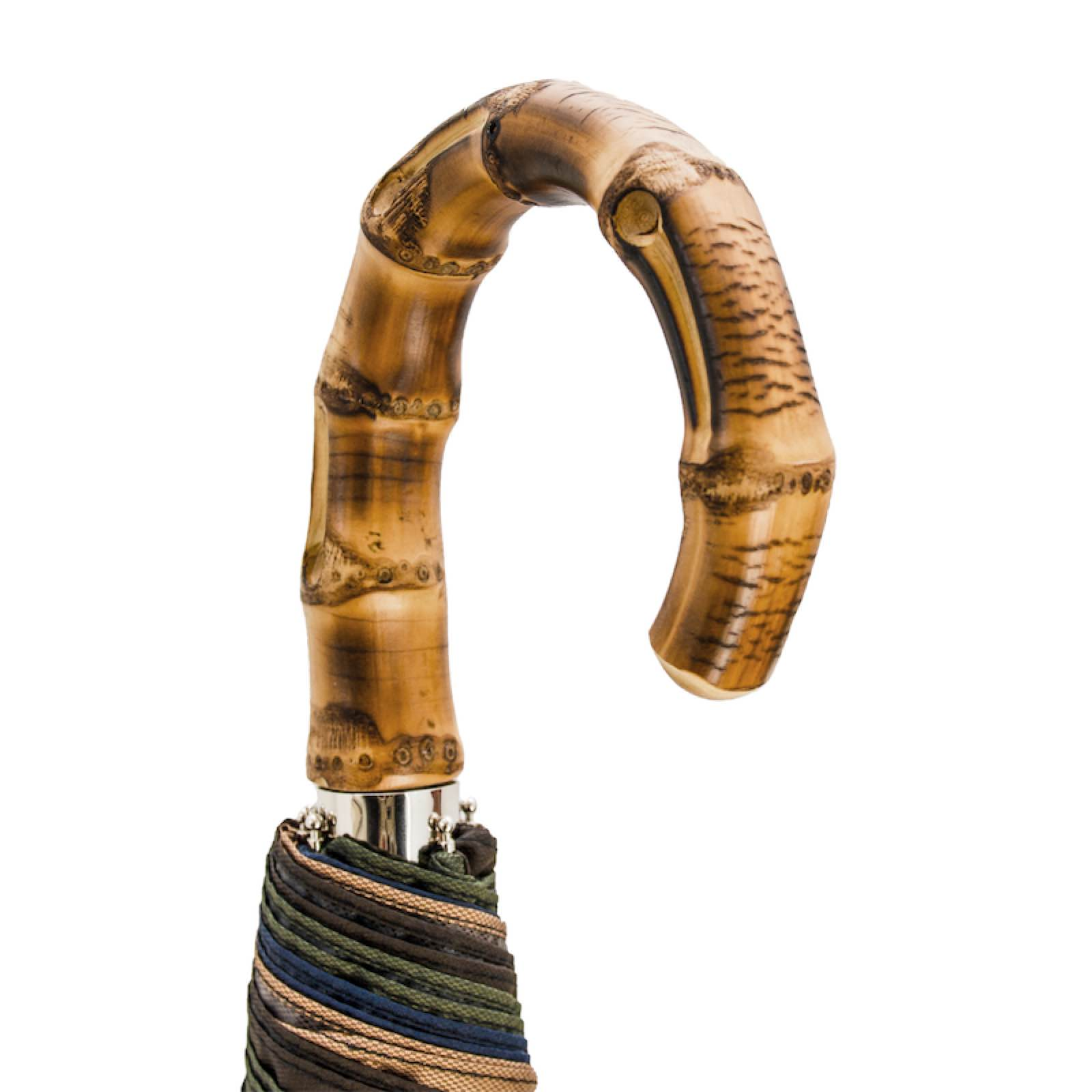 Winter Rainbow Folding Automatic Opening Umbrella – Handmade in Italy