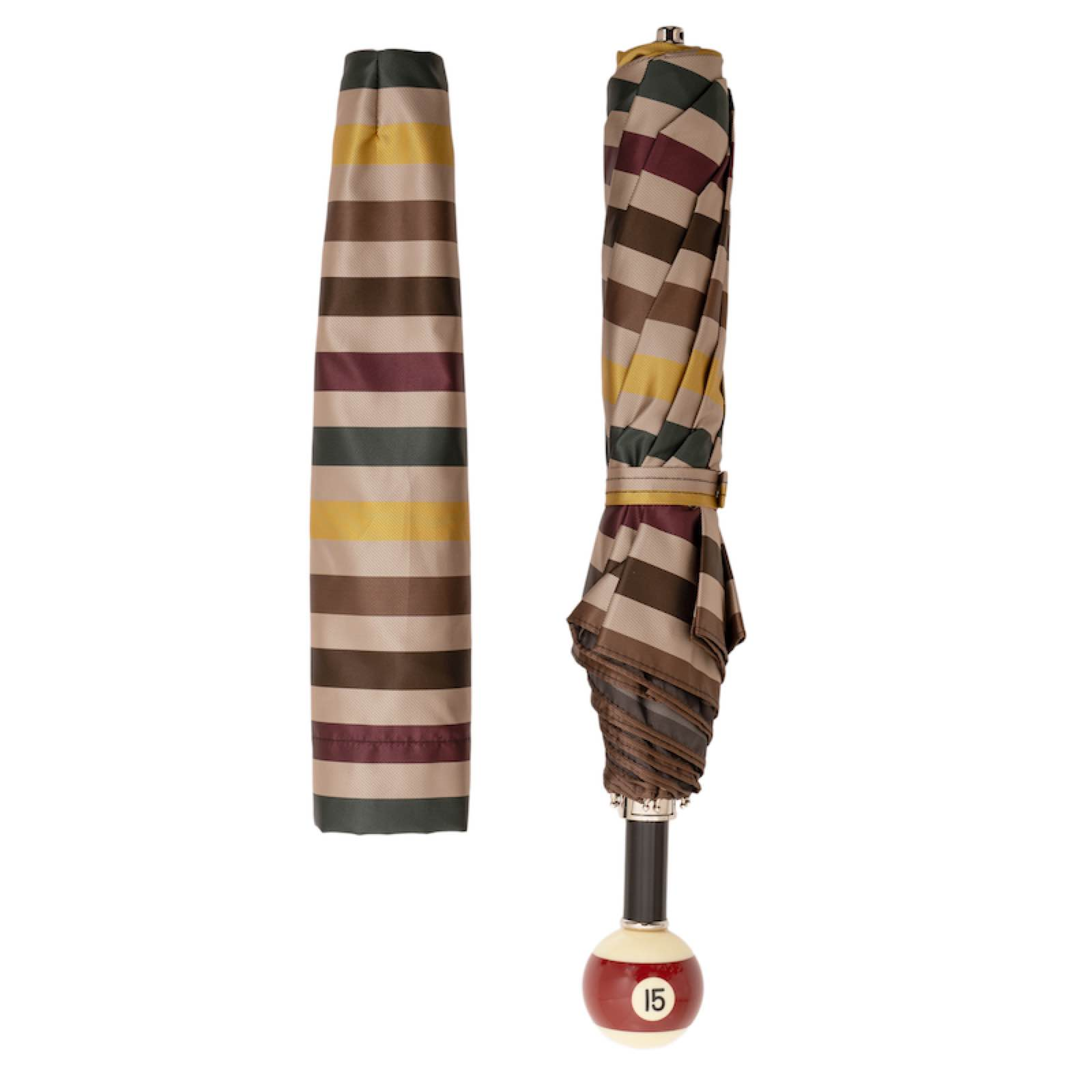 Unique Billiard Pool 15-Ball Folding Umbrella – Automatic Opening
