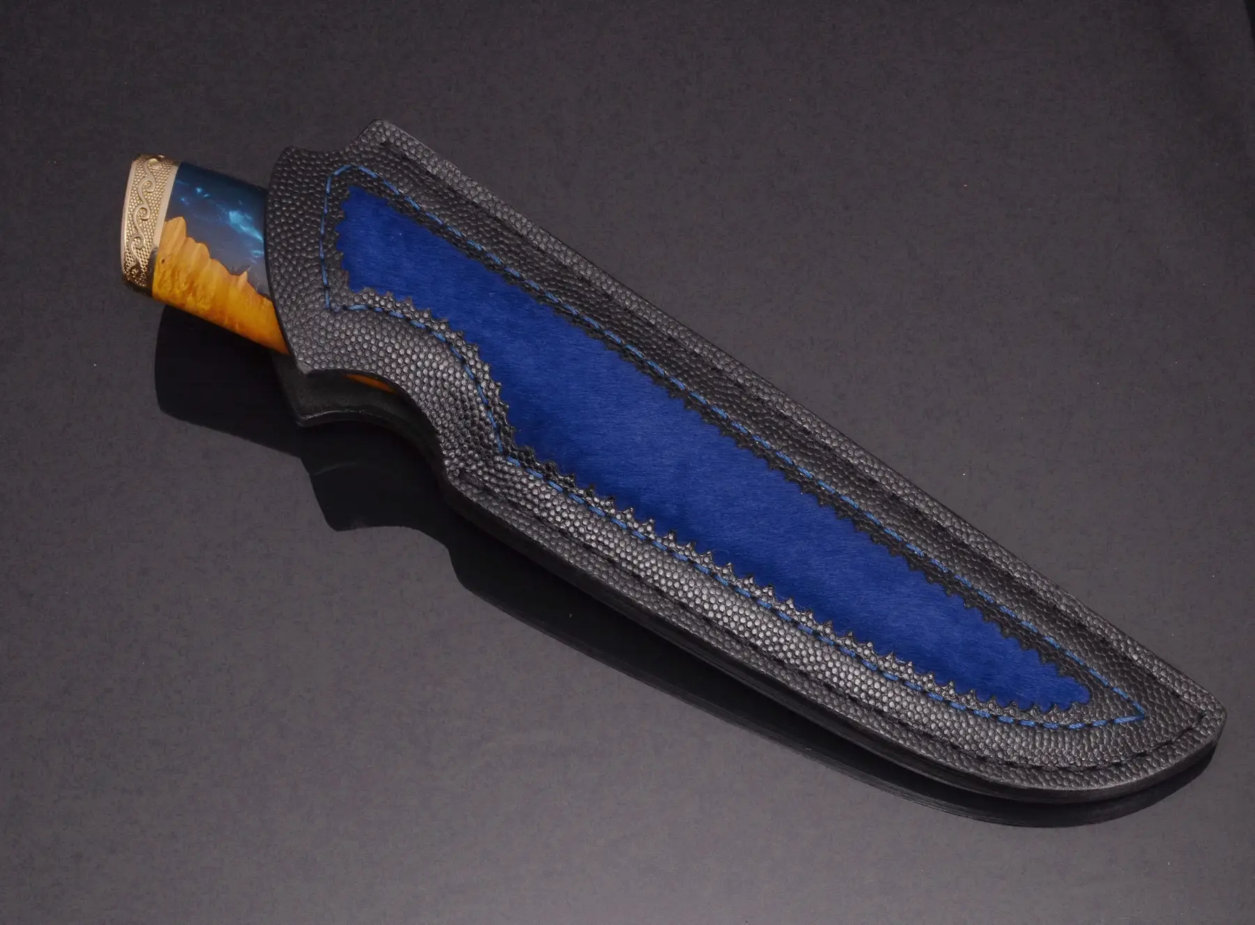 Knives made from rare wood species