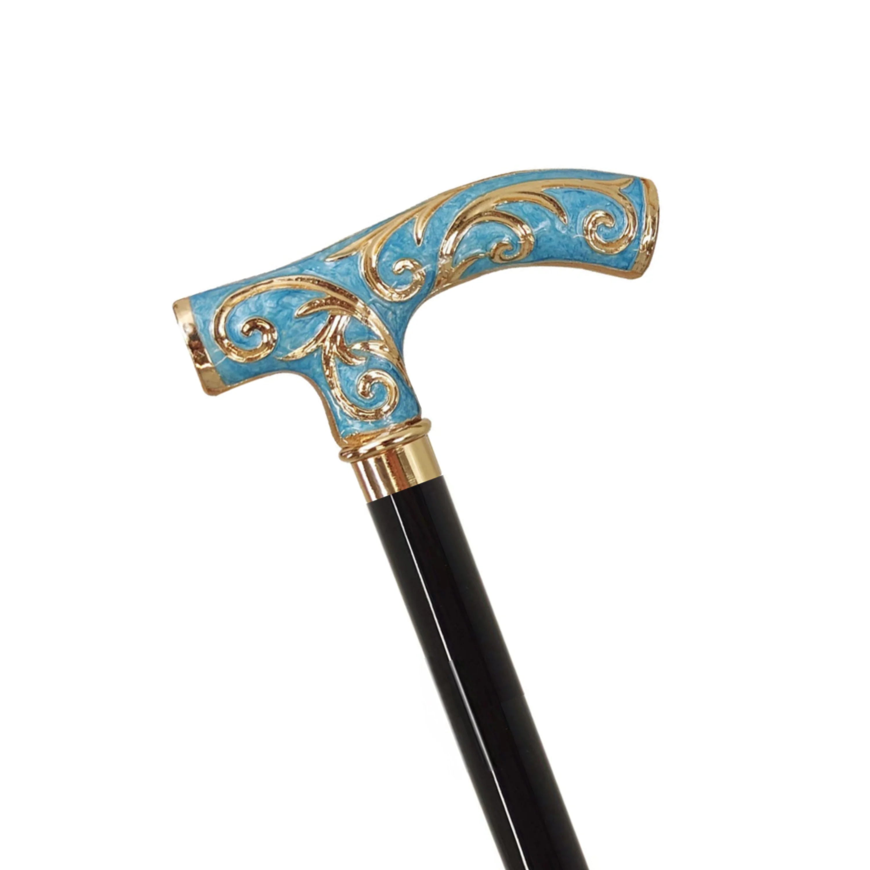 Tiffany Blue Luxury Crutch Walking Stick