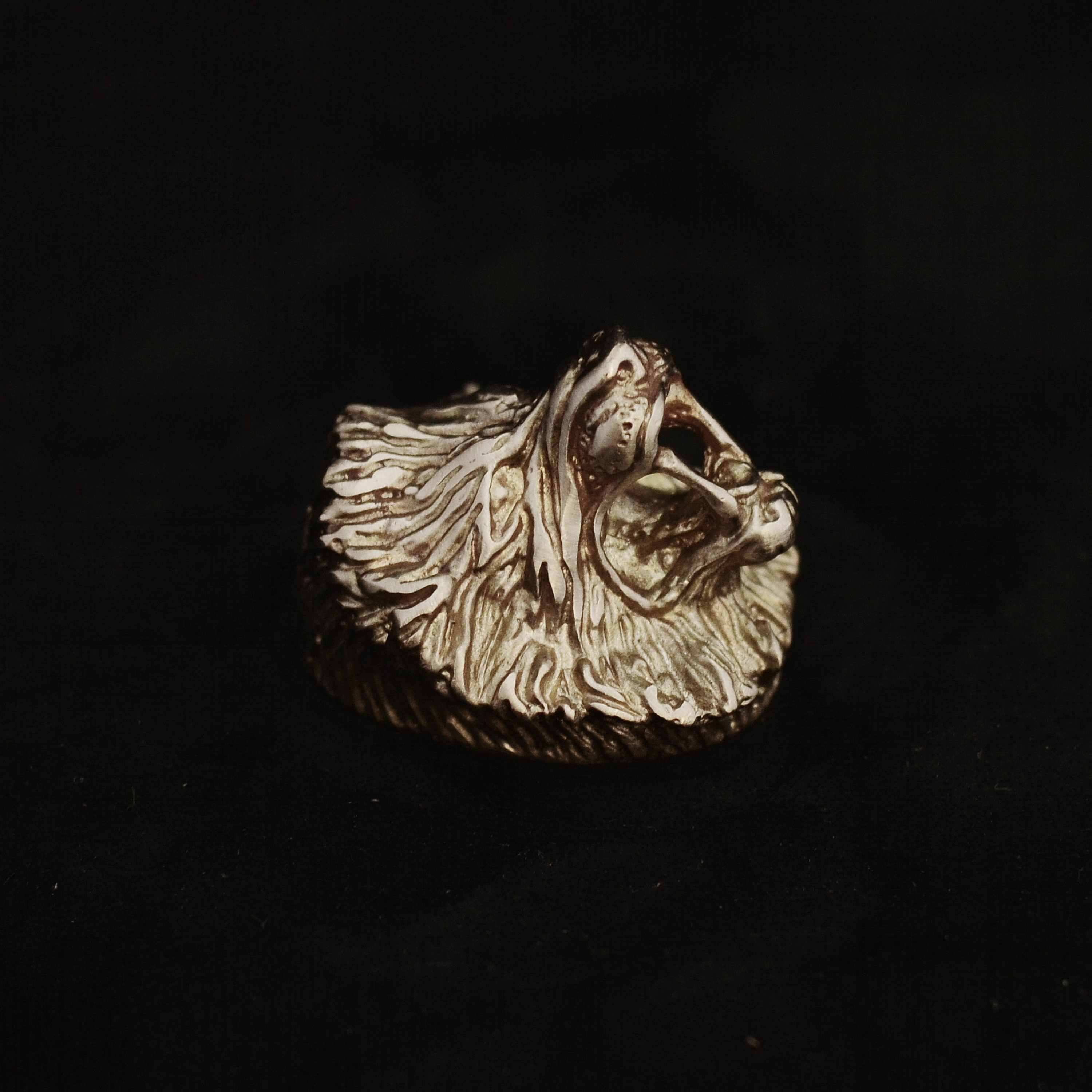 Lion king Pommel for Knife's Handle Custom Making