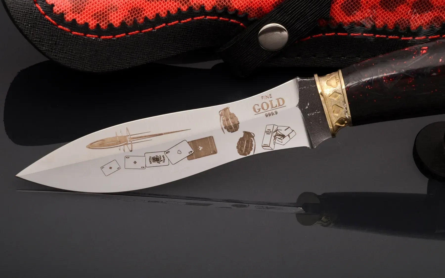 Author design collectible art knife