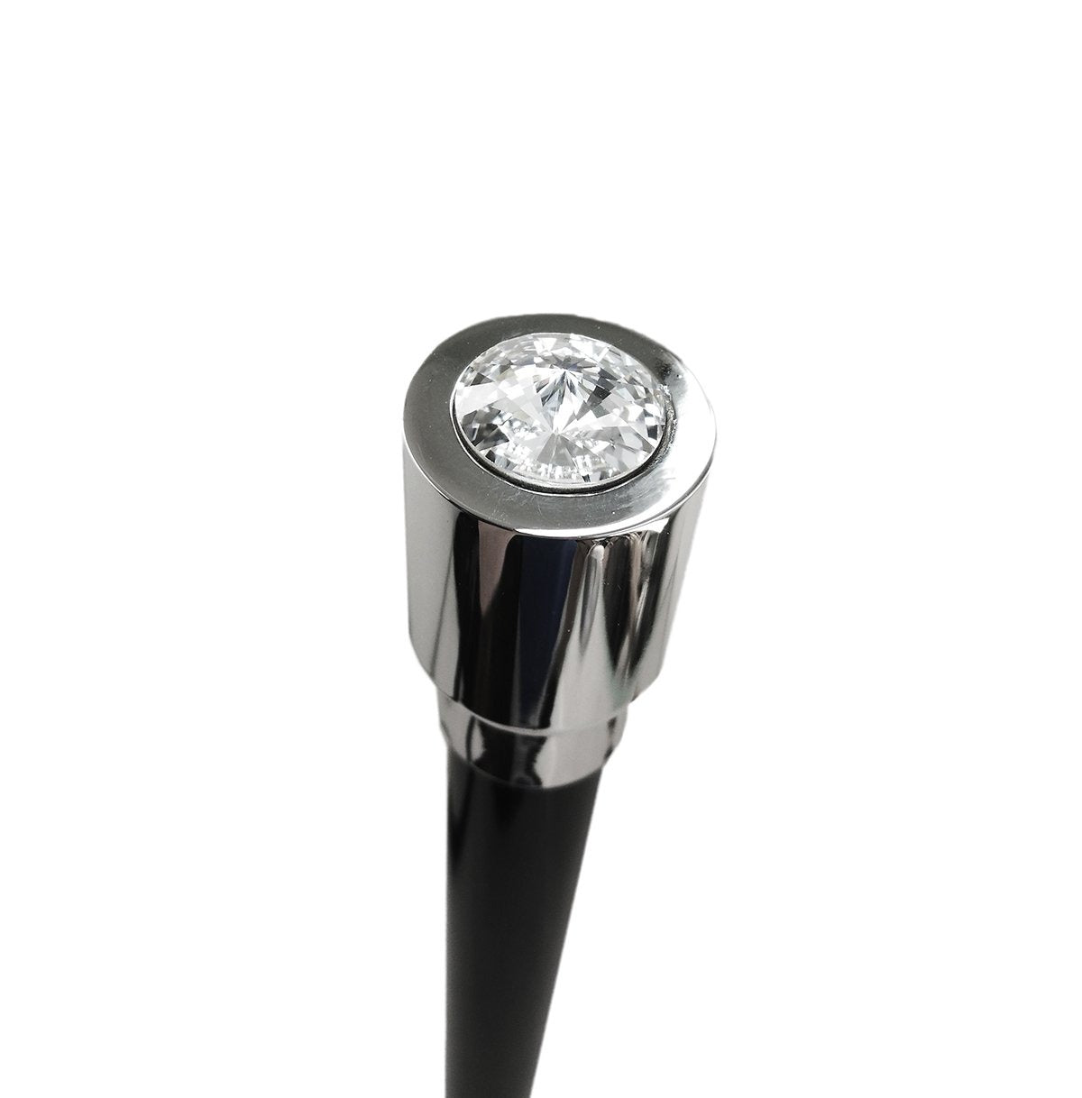 Designer Luxurious Handcrafted Walking Stick with Swarovski Crystal