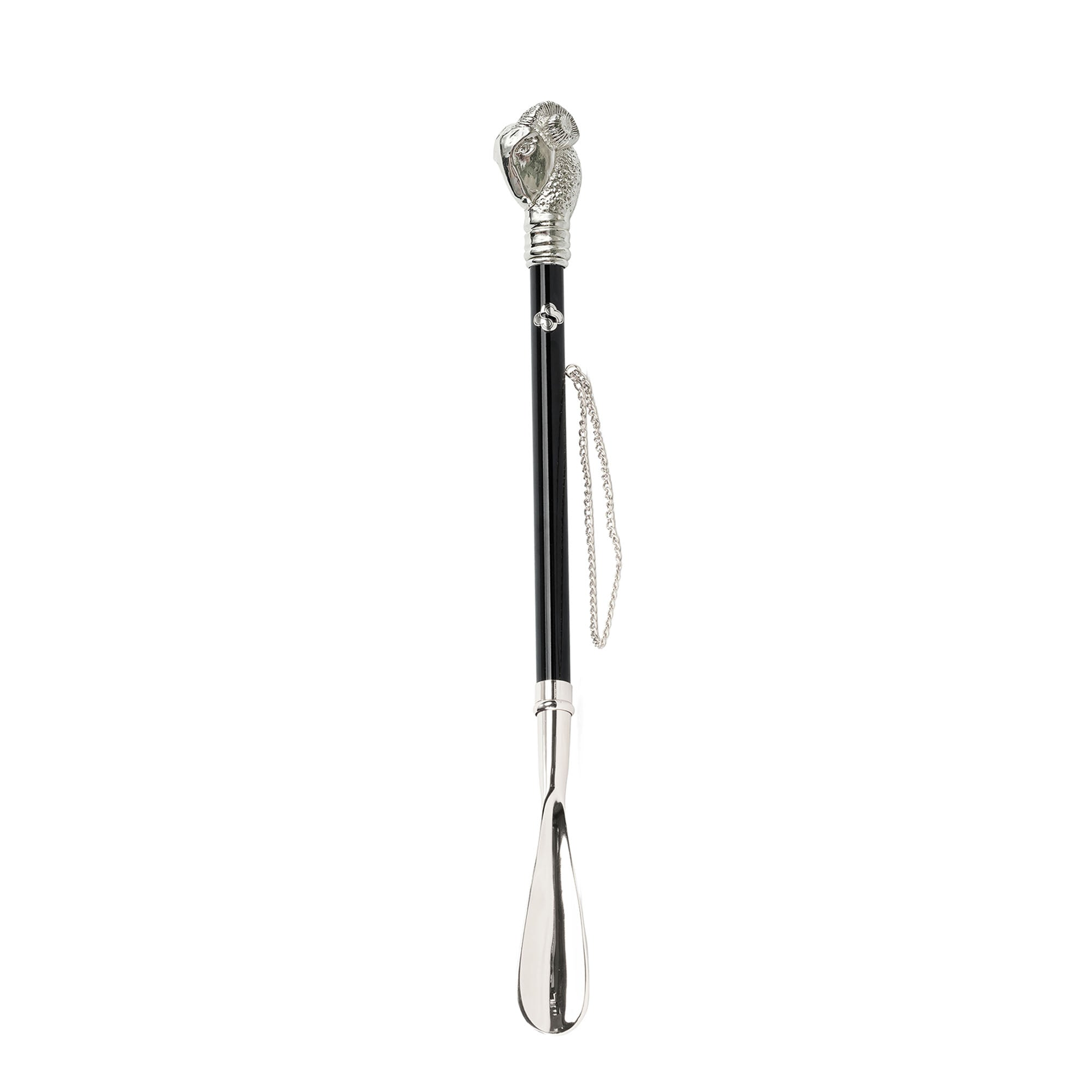 Exclusive Design Aries Handle 925 Silver-Plated Shoehorn