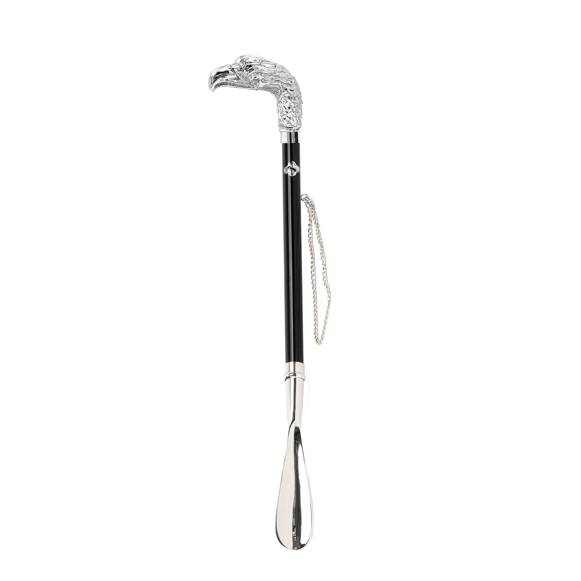 Exclusive Design Eagle Handle 925 Silver-Plated Shoehorn