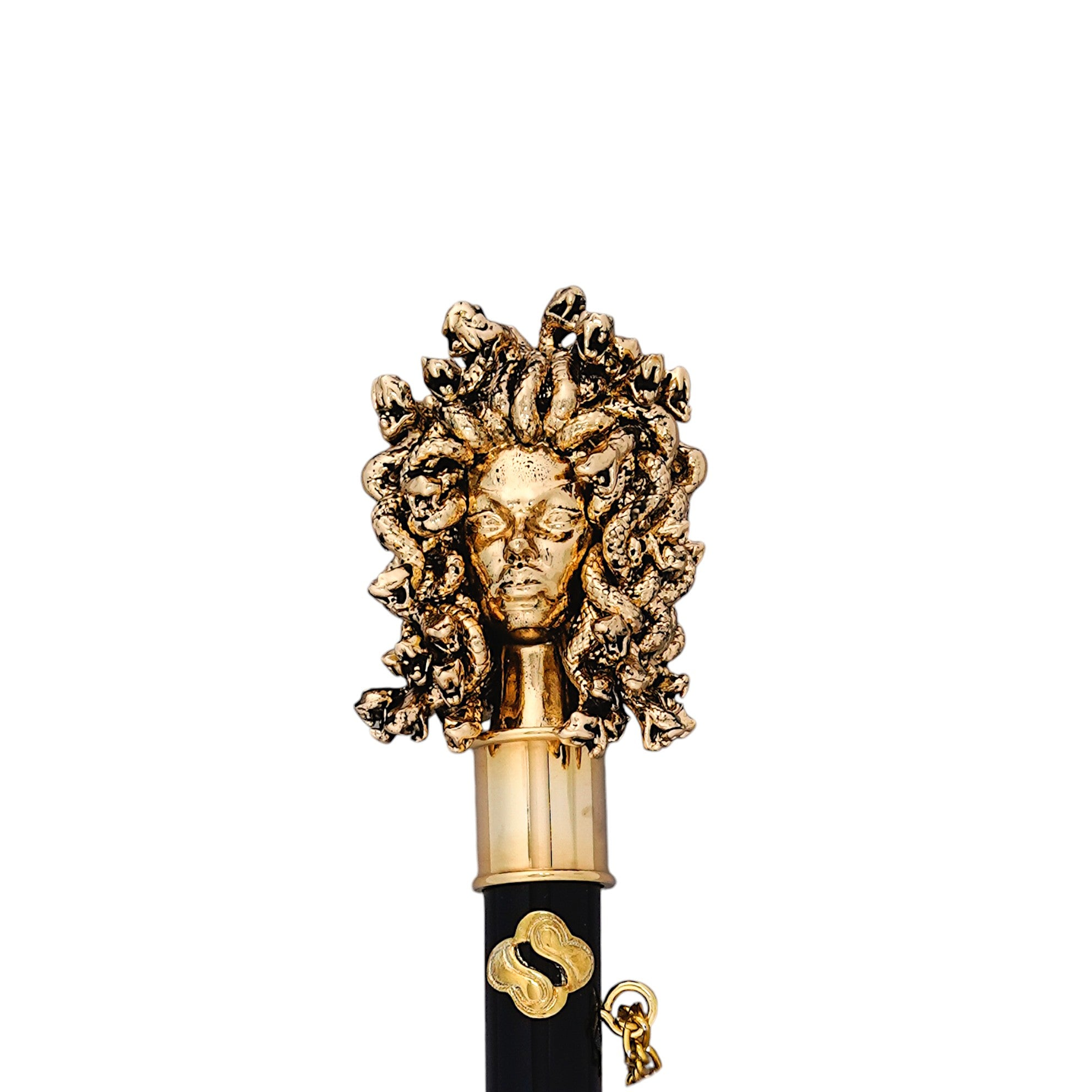 24K Gold-Plated Medusa Shoehorn – Handmade Italian Luxury Accessory